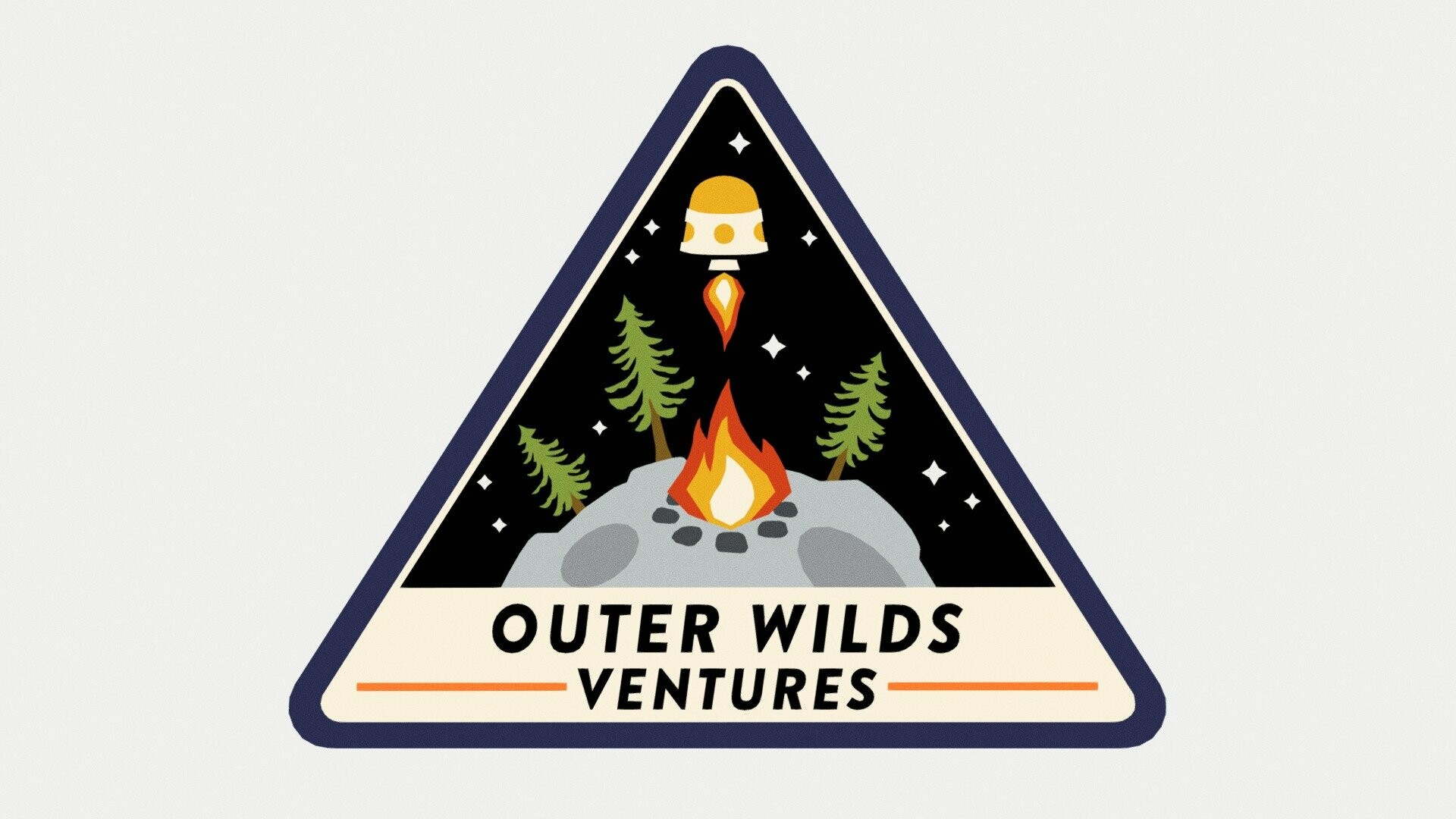 Mission patch, Outer Wilds Wallpaper, 1920x1080 Full HD Desktop