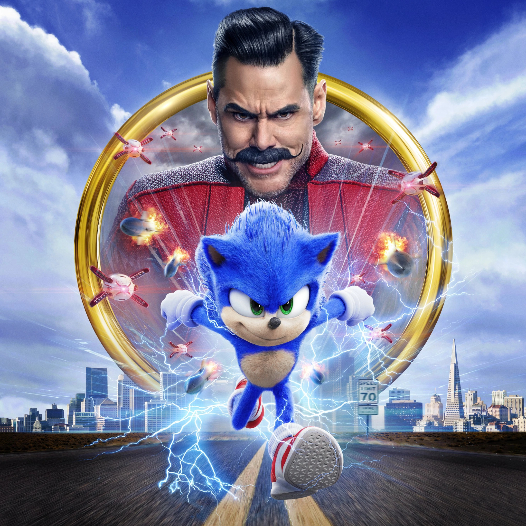 Sonic movie, Beta elements, Sonic News Network, 2160x2160 HD Phone