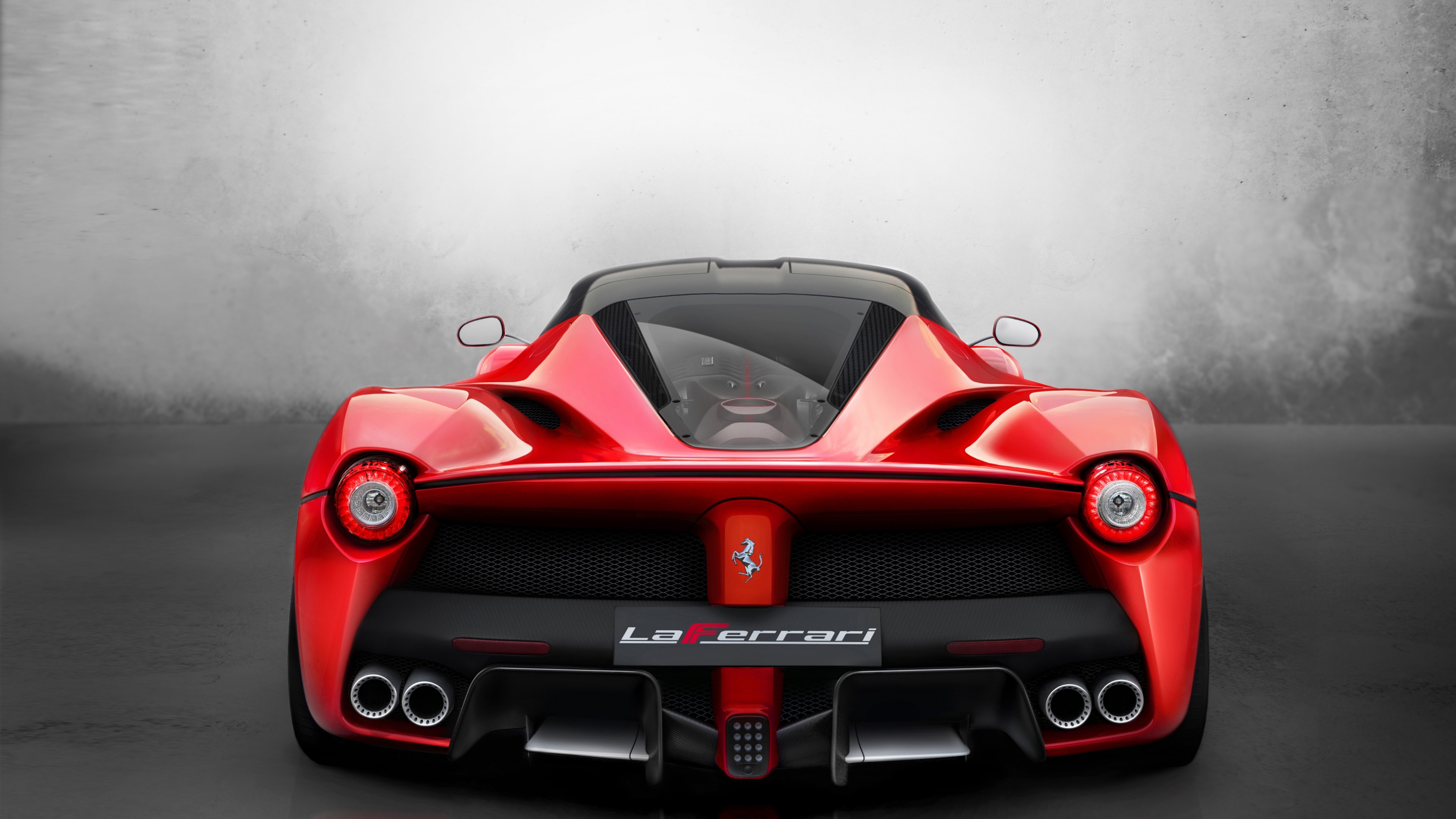 Back View, LaFerrari Wallpaper, 3840x2160 4K Desktop