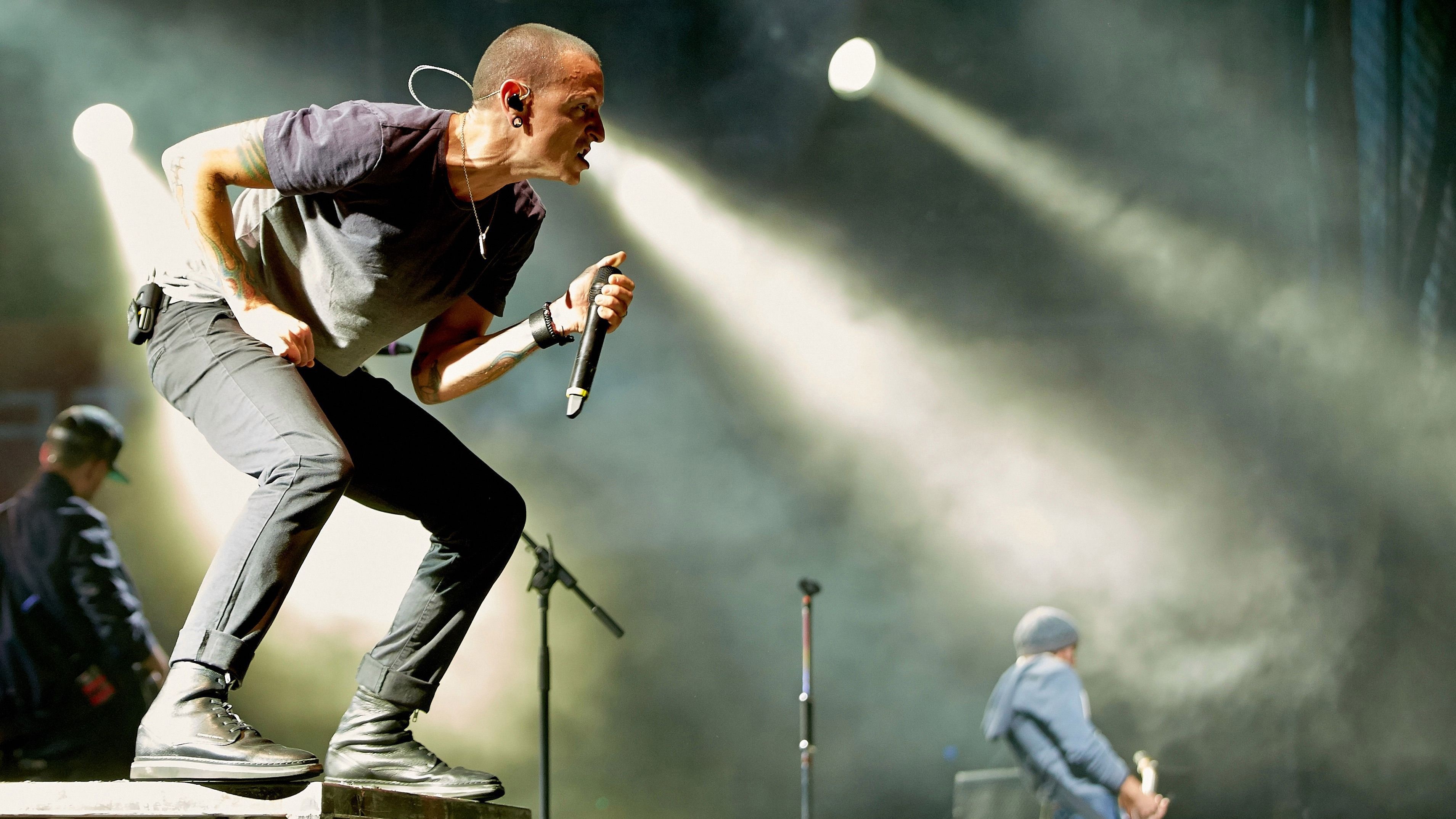 Chester Bennington, Celebs, HD wallpapers, Icon's memory, 3820x2150 HD Desktop