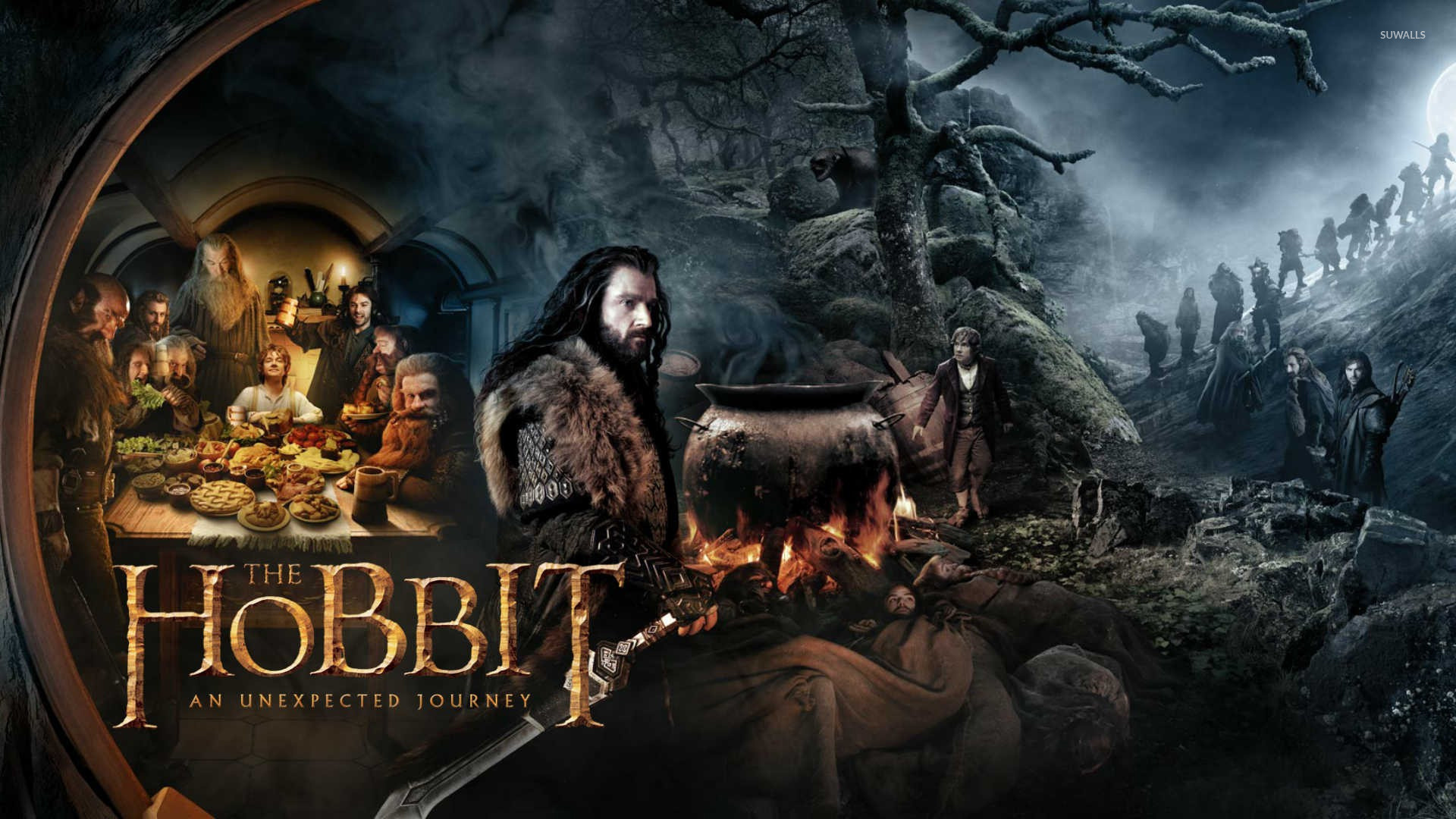 The Hobbit, Unexpected journey, Astonishing visuals, Epic storytelling, 1920x1080 Full HD Desktop