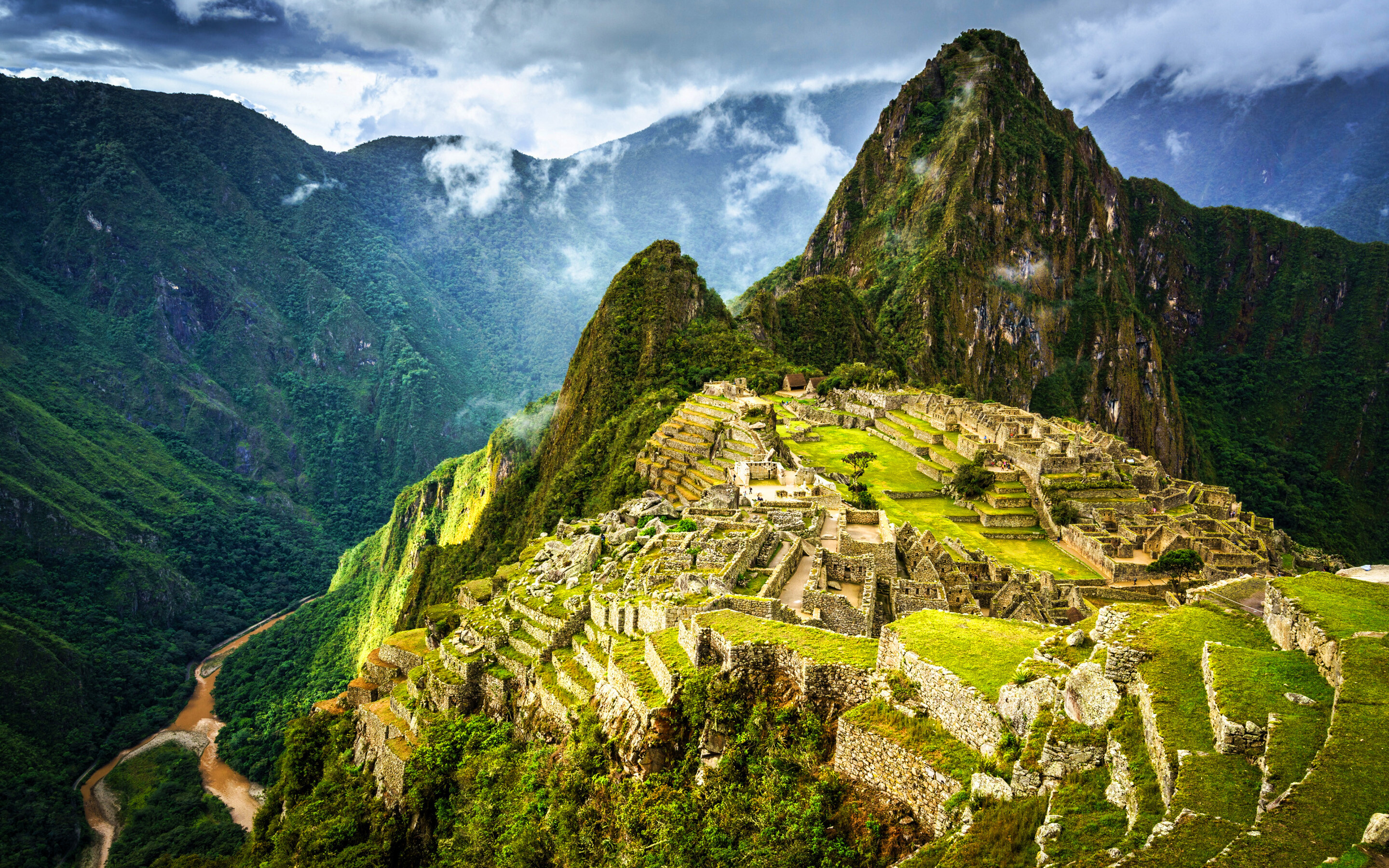 Machu Picchu, Mountains, Peruvian landmarks, Nature, 2880x1800 HD Desktop