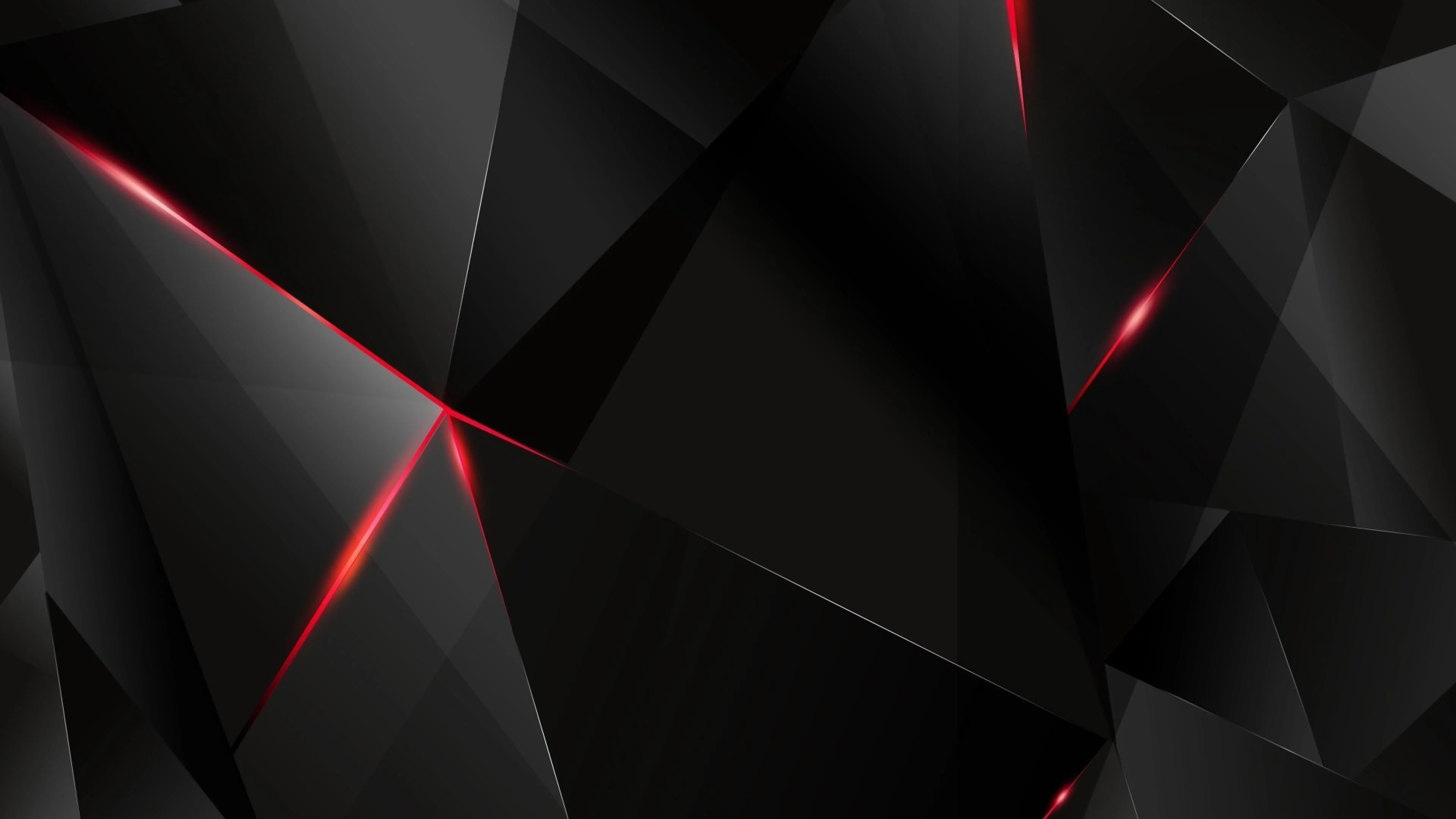 Triangles, Matte Black Wallpaper, 3840x2160 4K Desktop