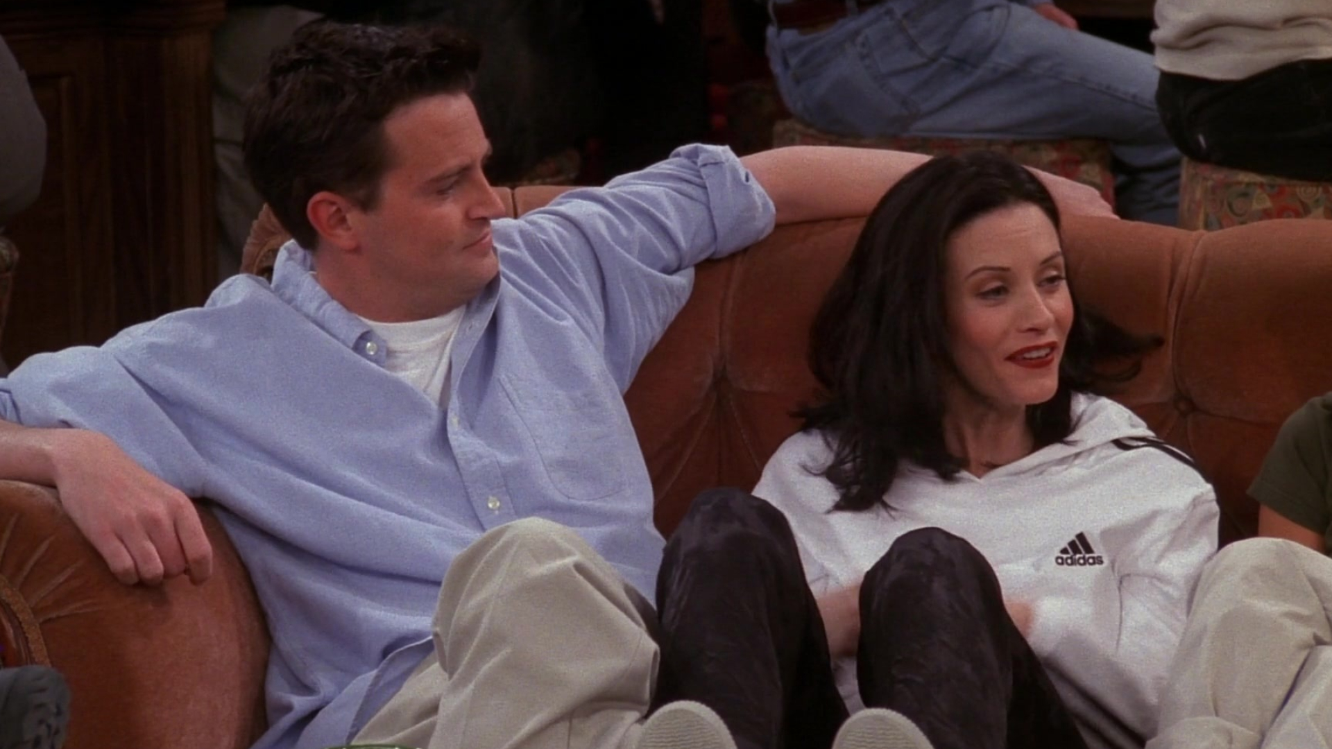 Adidas hoodie, Courteney Cox, Monica Geller, Friends season 5, 1920x1080 Full HD Desktop