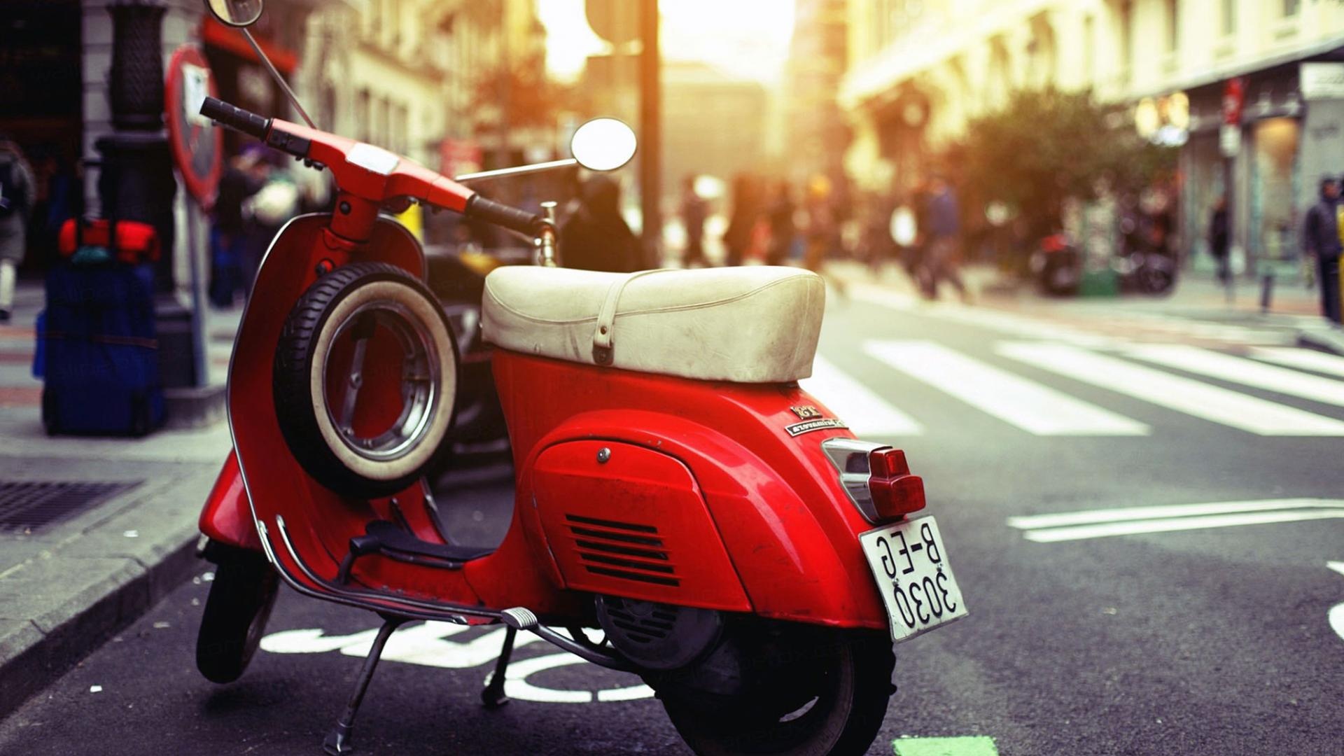 Vespa scooters, Classic retro design, Urban mobility, Stylish and iconic, 1920x1080 Full HD Desktop