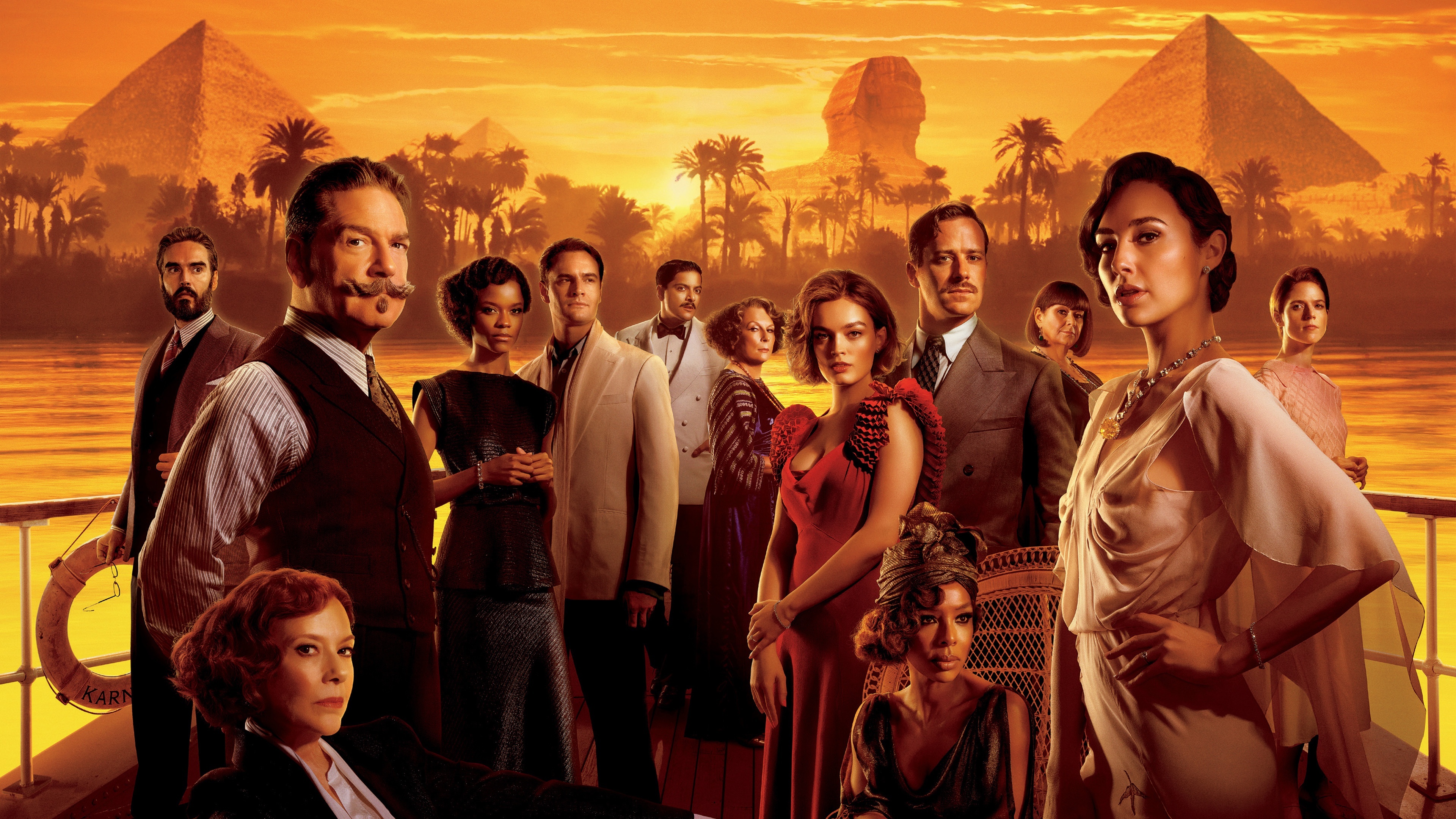 Death on the Nile, 2022 Movies, 3840x2160 4K Desktop