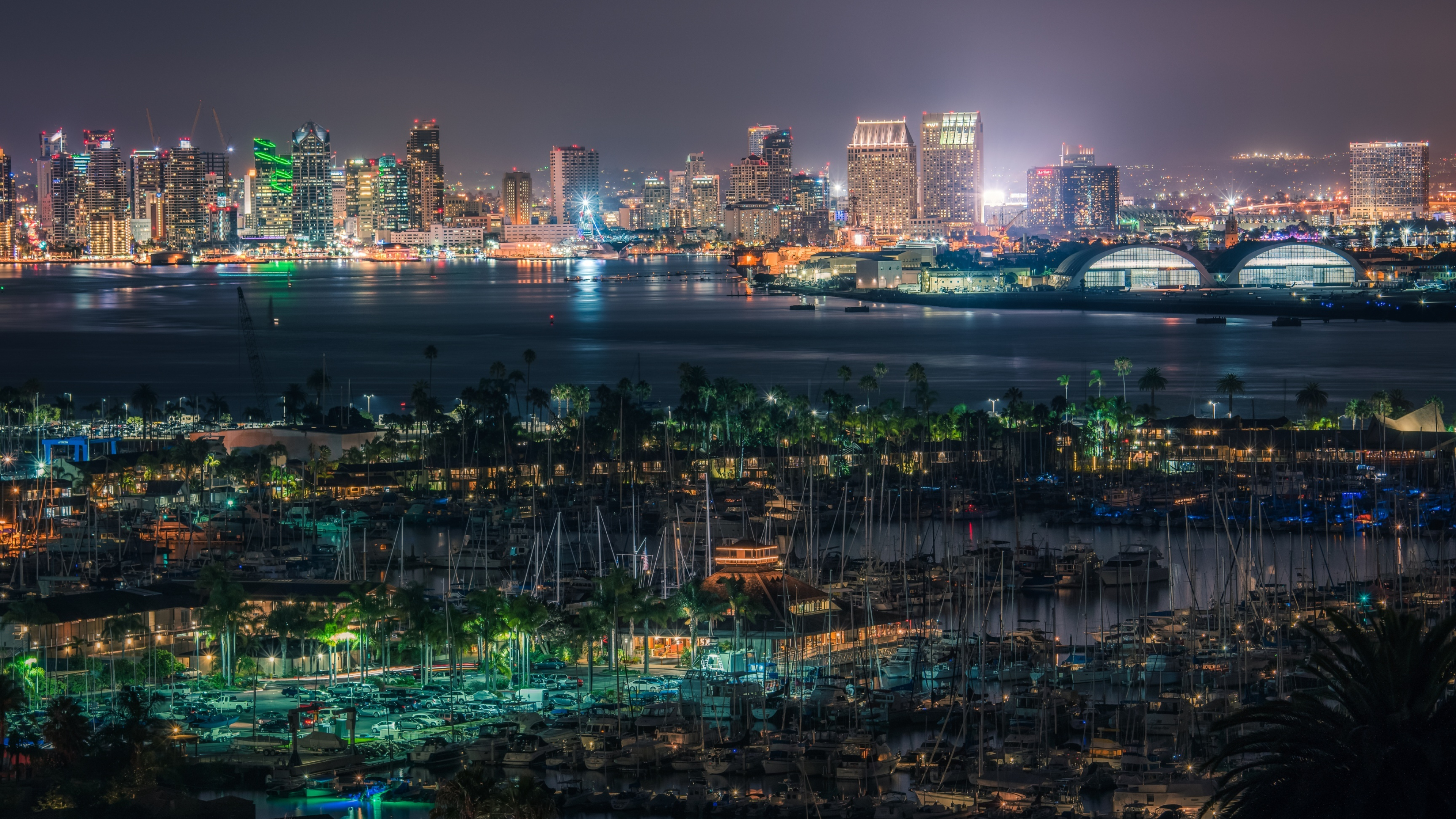 San Diego, California, 4K resolution, Cityscape, 3840x2160 4K Desktop