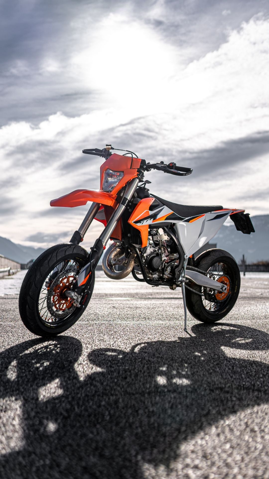 KTM Racing AG, Supermoto Wallpaper, 1080x1920 Full HD Phone