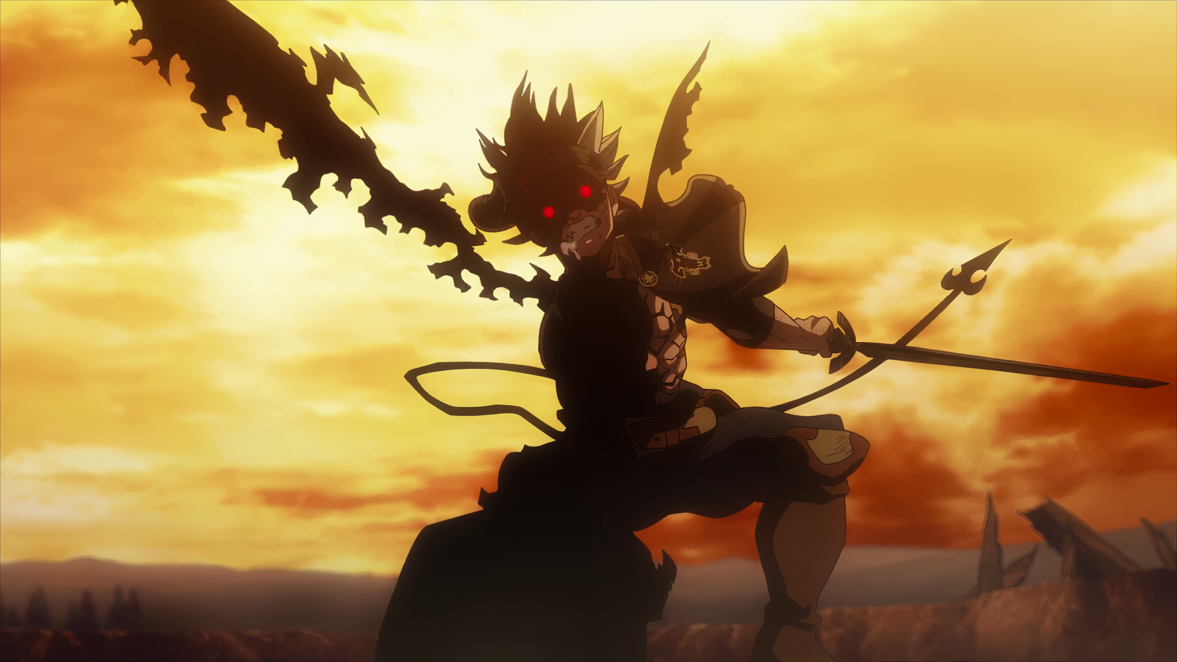 Black Clover Asta, Berserk Asta wallpaper, 4K resolution, Stunning visual, 3840x2160 4K Desktop