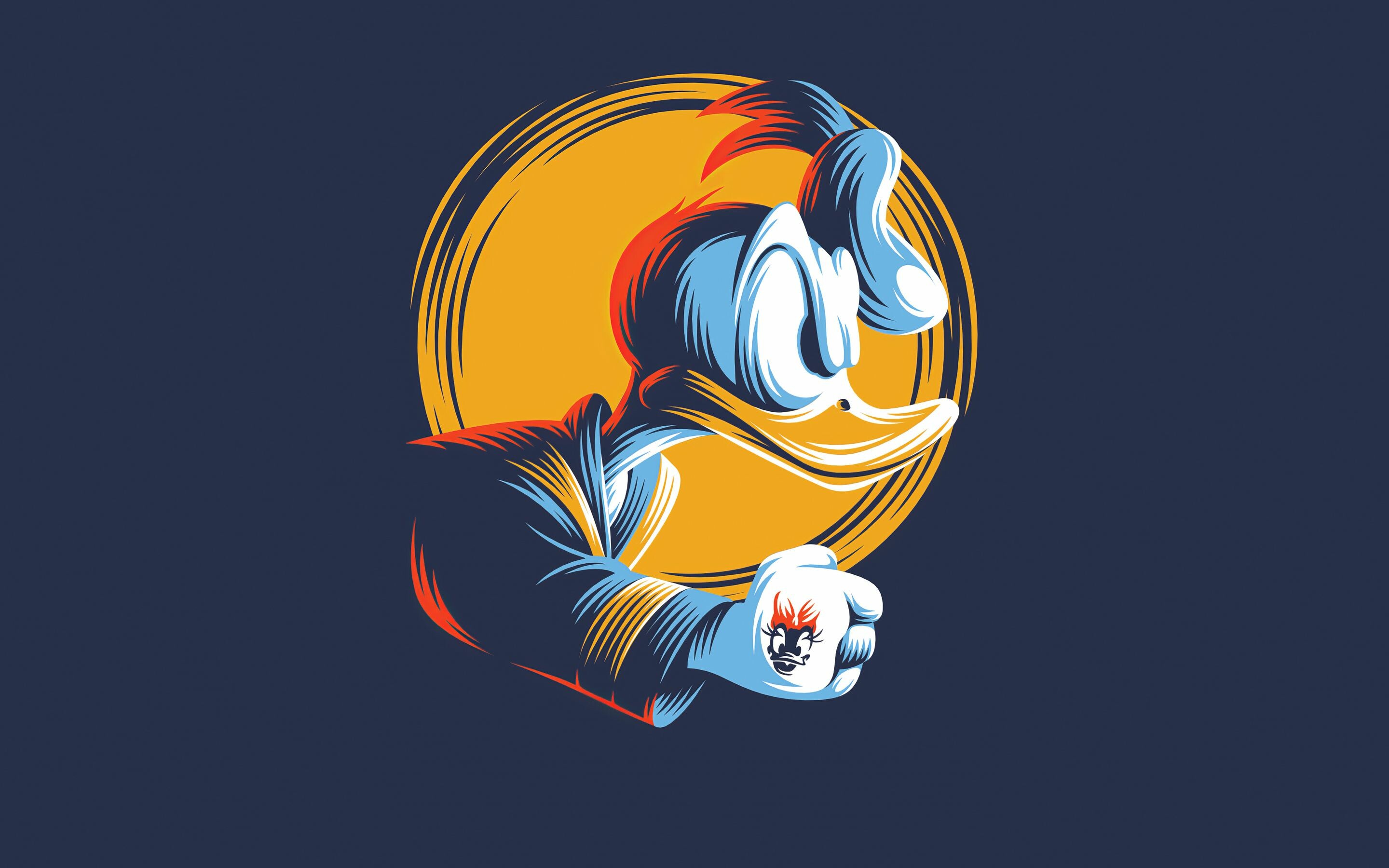 Donald Duck, Pop Art Wallpaper, 2880x1800 HD Desktop