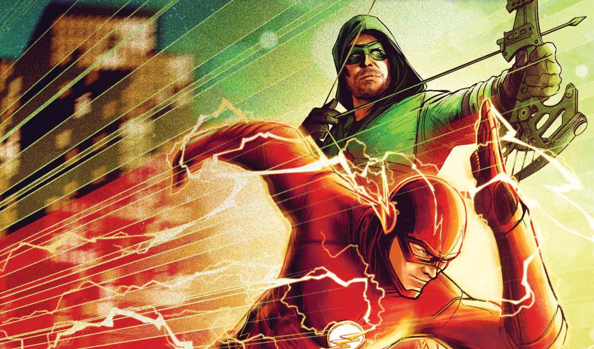 Flash crossover crisis, Green Arrow's perfect shot, 1920x1130 HD Desktop