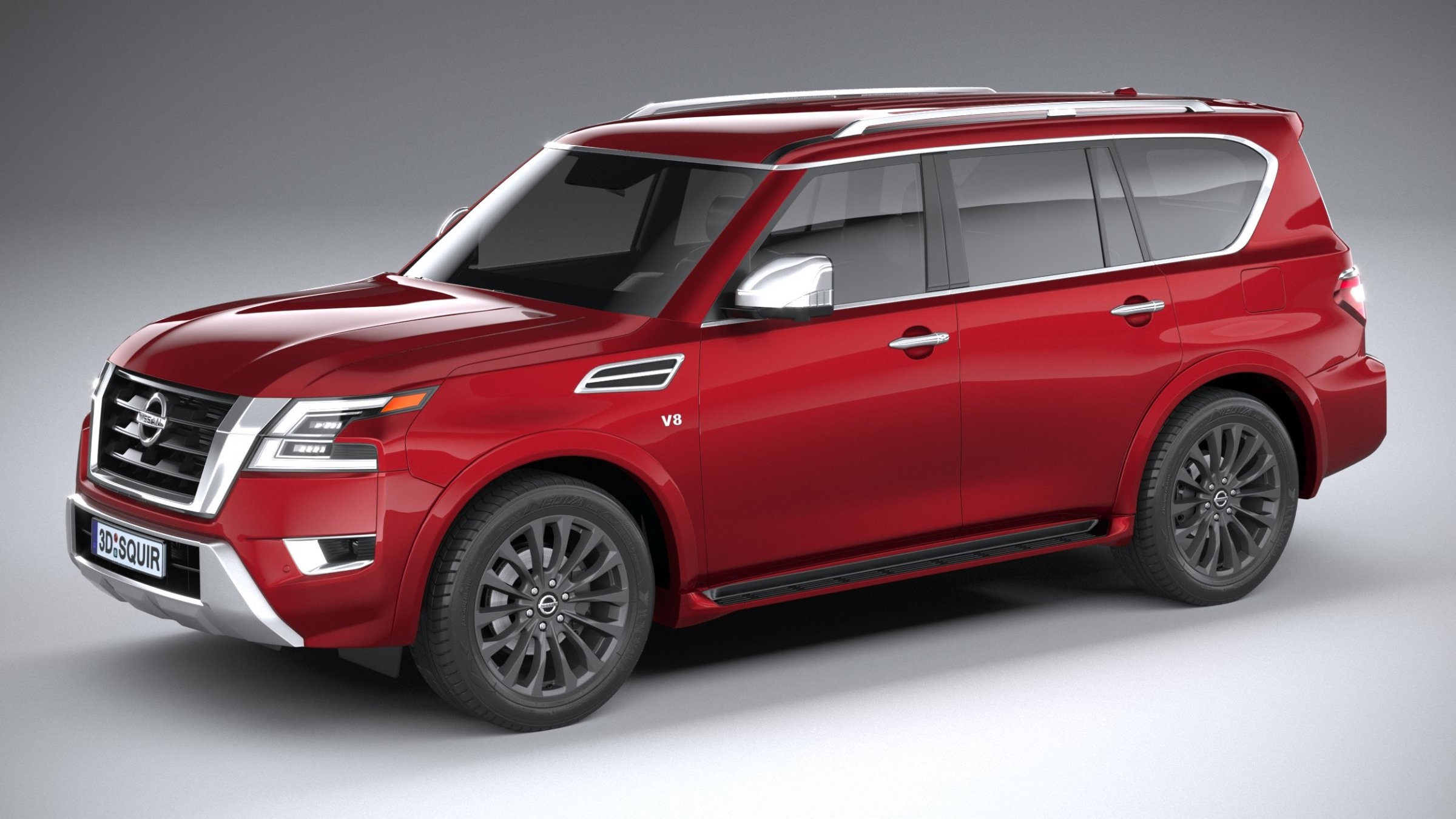 3D SQUIR, Nissan Armada Wallpaper, 2400x1350 HD Desktop