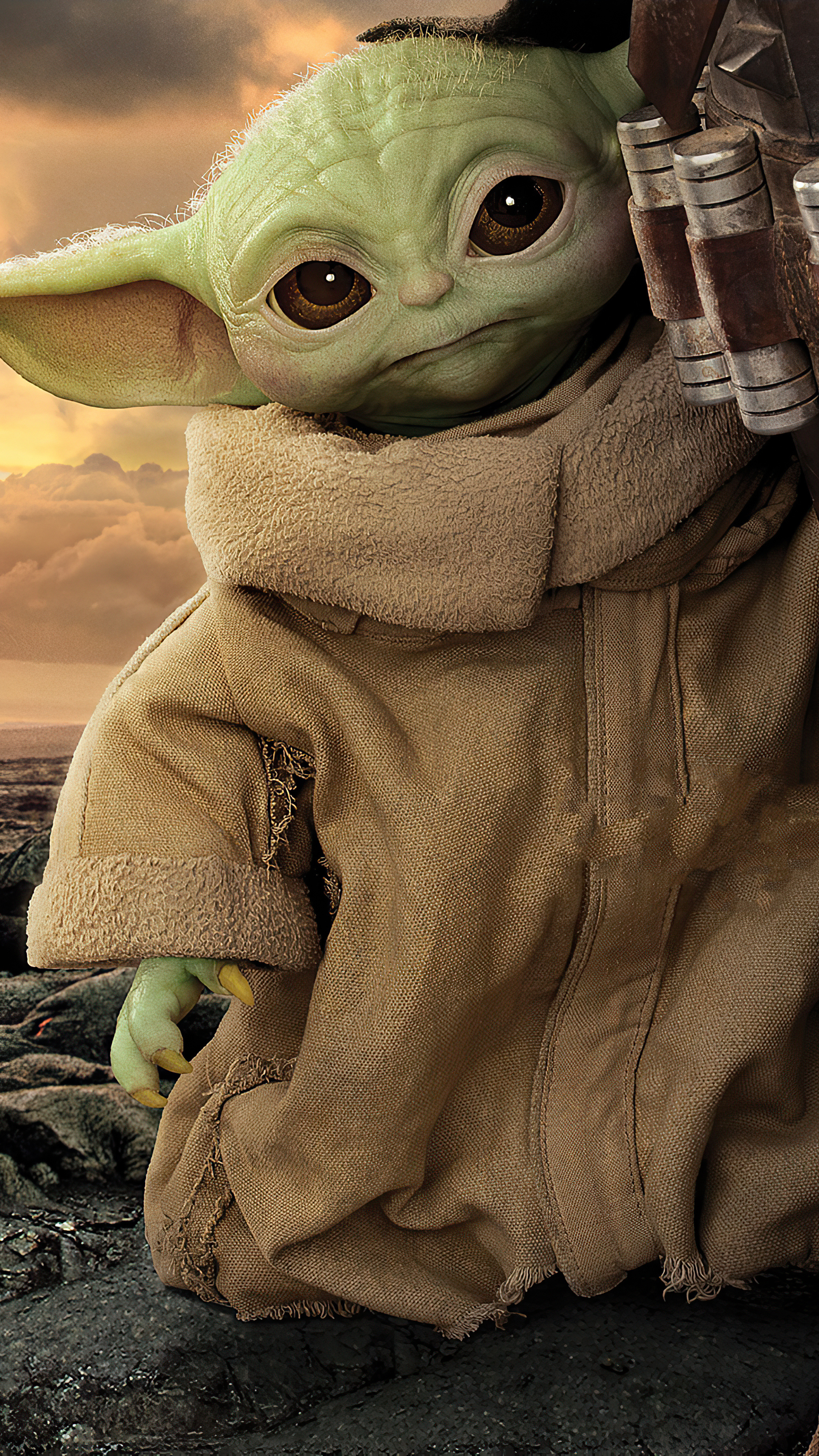 Mandalorian Season 2, Baby Yoda wallpapers, Sony Xperia device, HD 4K quality, 2160x3840 4K Phone