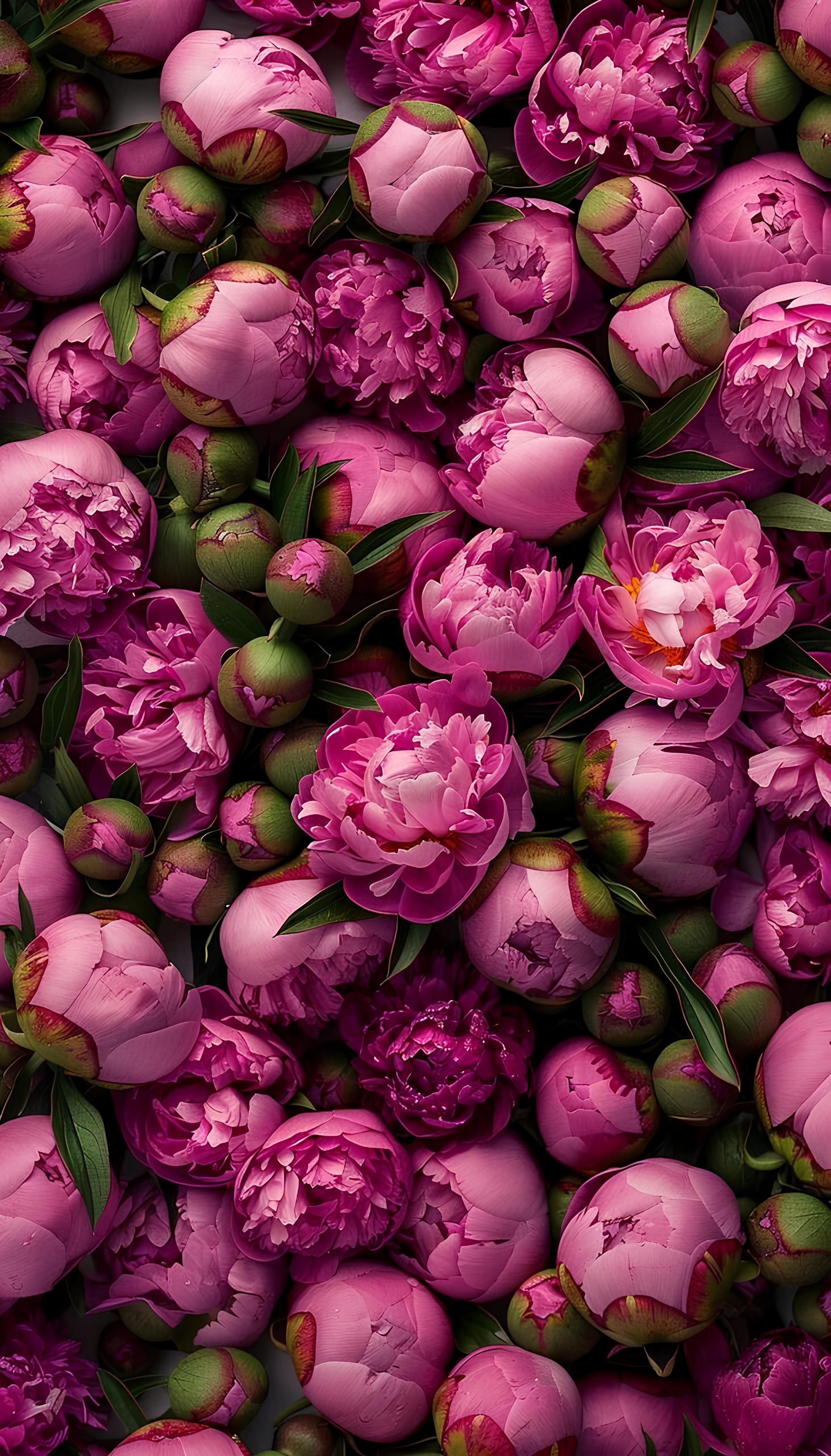 Peonies, Flower, Delicate, Nature, Blossom, 2930x5120 4K Phone