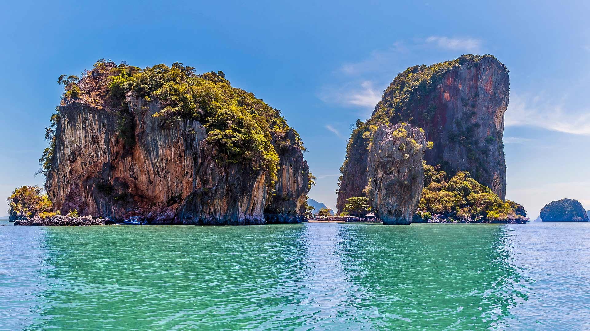 Khao Phing Kan, Phuket, James bond island, 1920x1080 Full HD Desktop