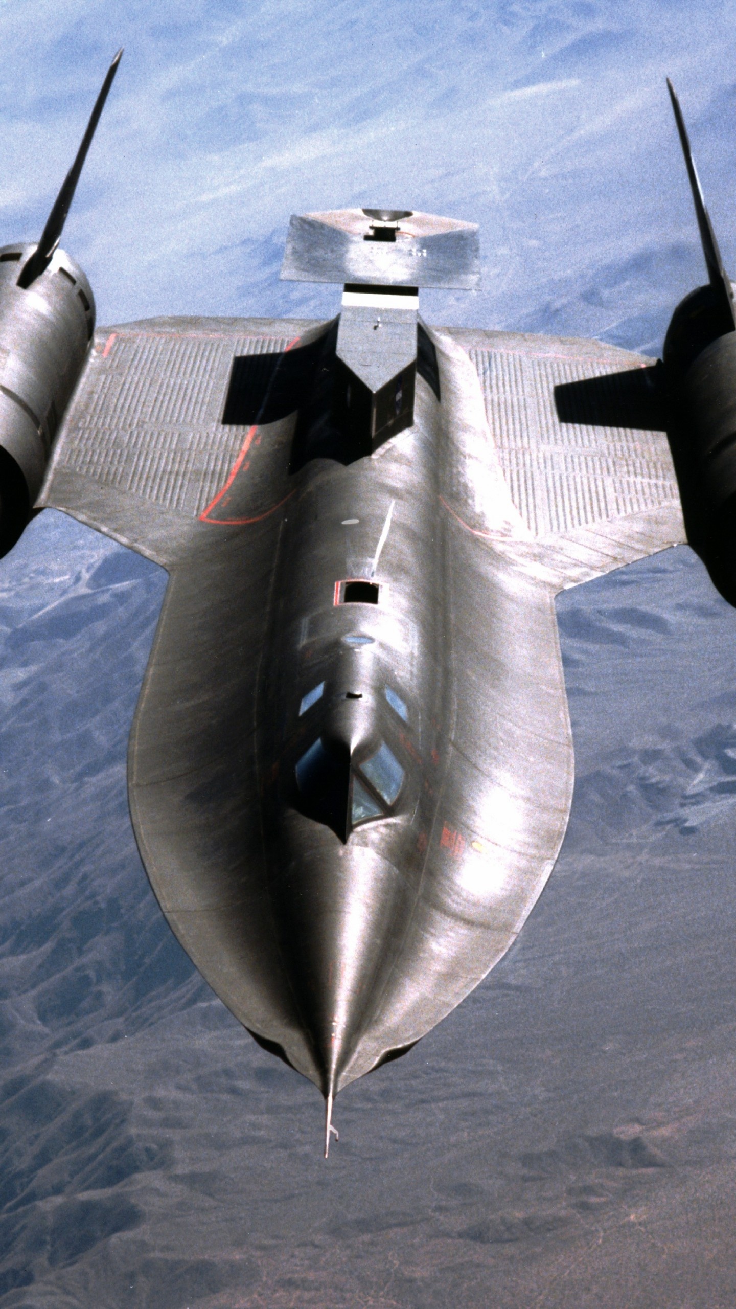 Lockheed airplane, SR-71 Blackbird, Jet plane, Air force, 1440x2560 HD Phone