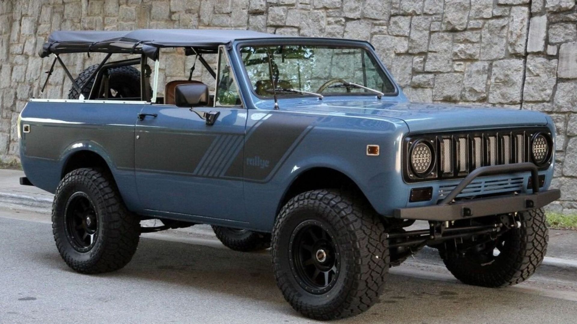 Customized International Harvester Scout, Unique modifications, Retro design, Impressive features, 1920x1080 Full HD Desktop