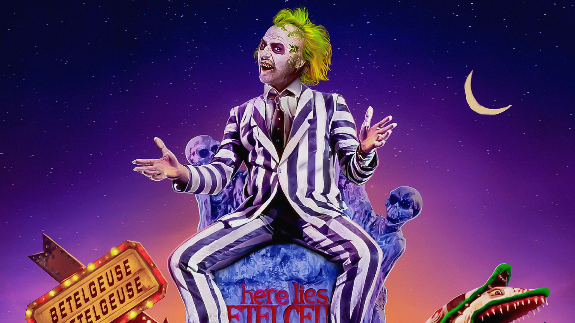 Beetlejuice HD Wallpaper, Background Image, 1920x1080 Full HD Desktop