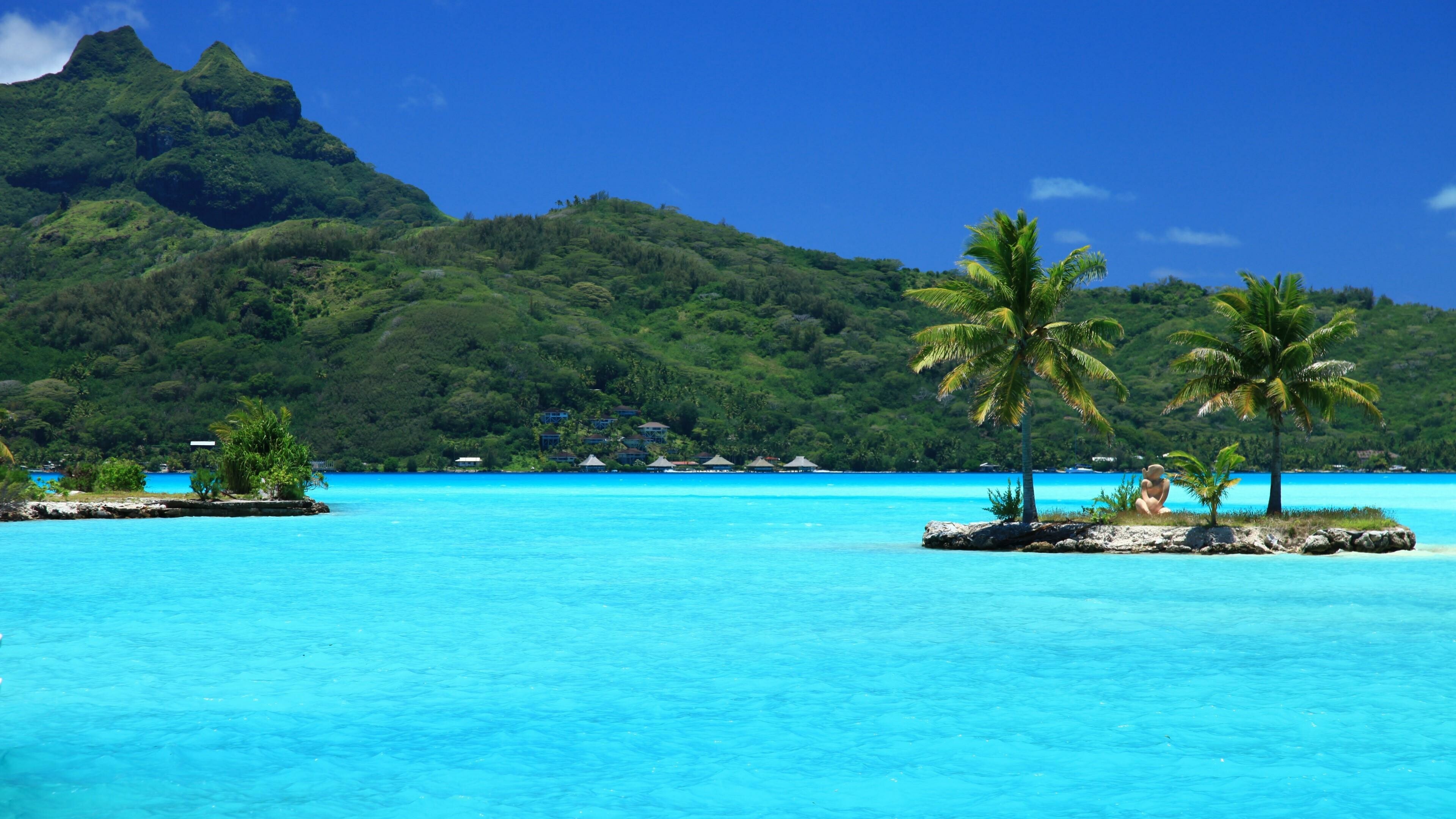 Bora Bora, Tahiti Wallpaper, 3840x2160 4K Desktop