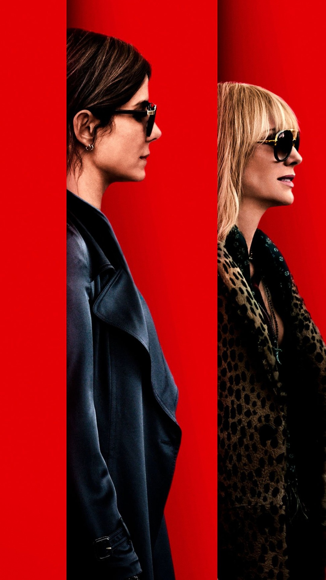 Oceans 8, Sandra Bullock, Cate Blanchett, Anne Hathaway, 1080x1920 Full HD Phone