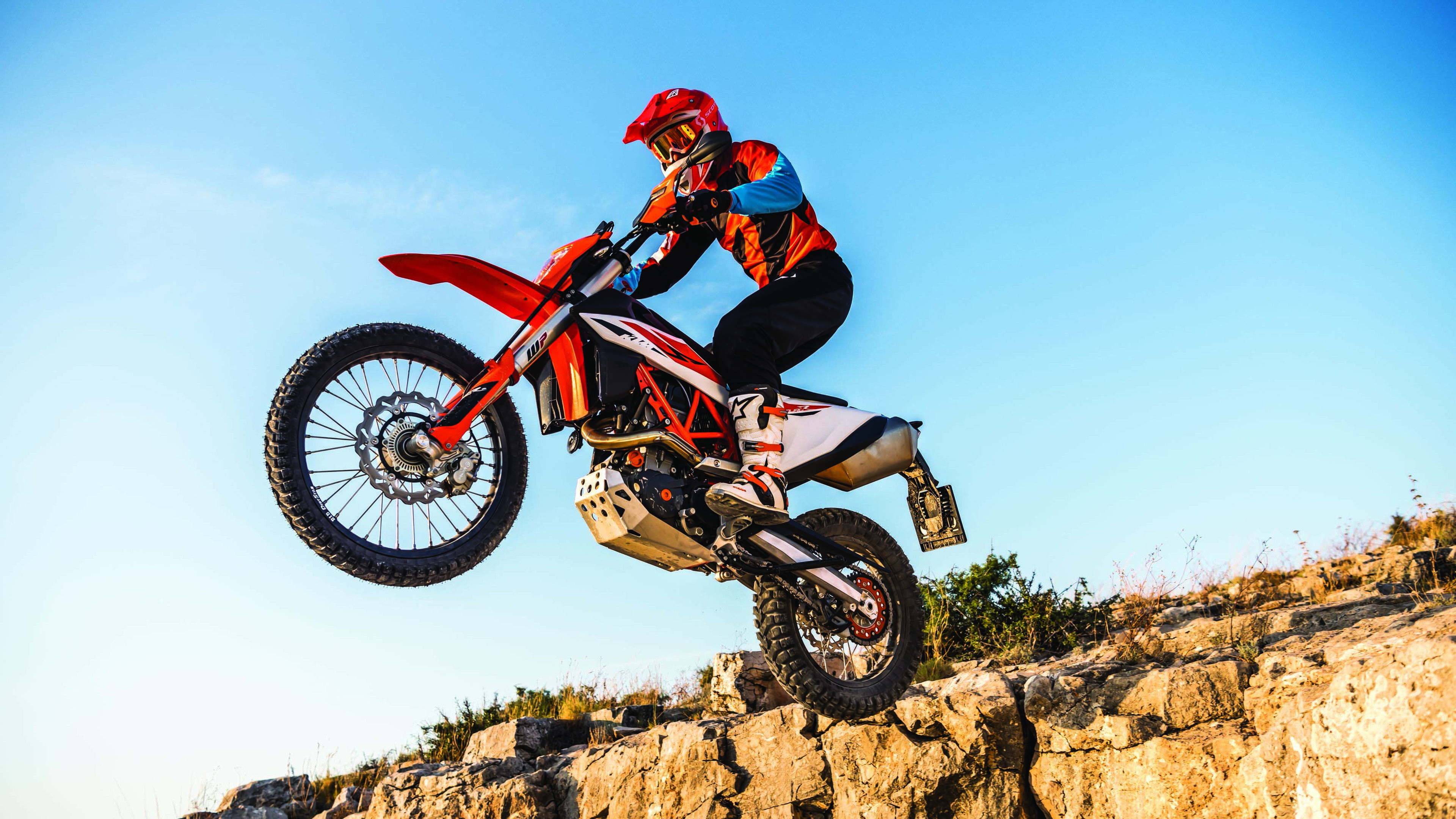 Jump, KTM Dirt Bikes Wallpaper, 3840x2160 4K Desktop