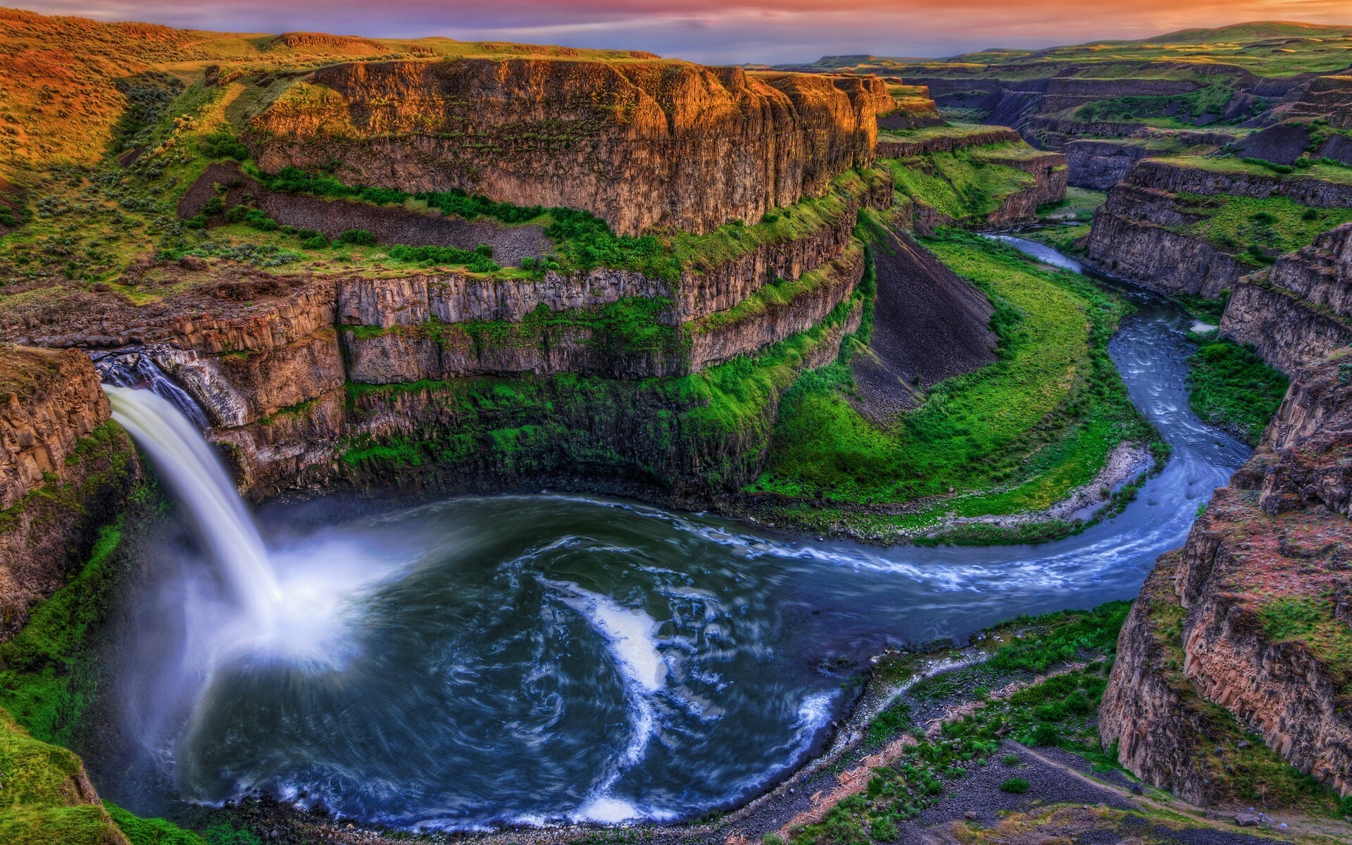 Palouse, Waterfalls Wallpaper, 1920x1200 HD Desktop