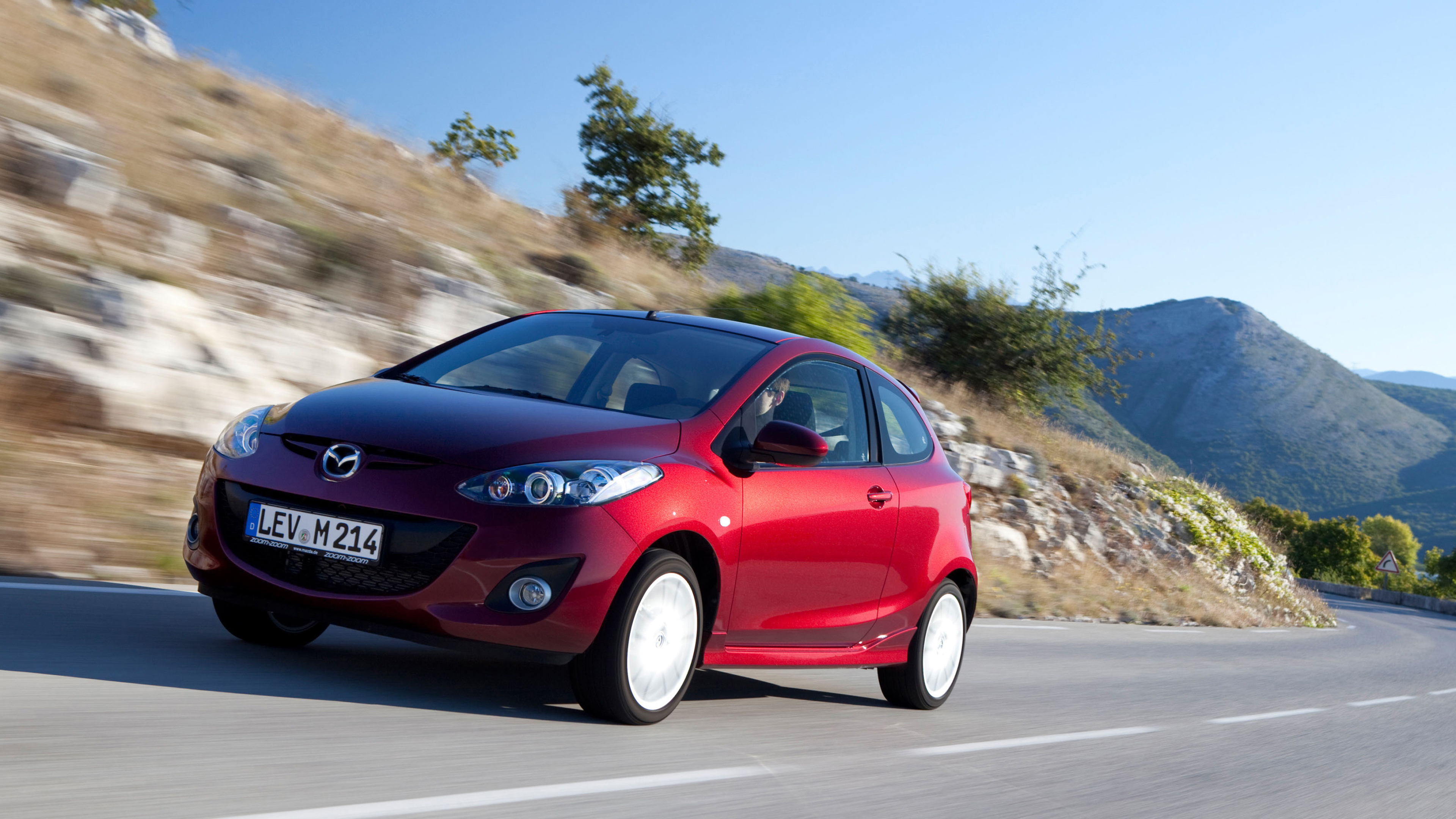 Mazda 2, Cars desktop wallpapers, Sporty compact, 3-door beauty, 3840x2160 4K Desktop