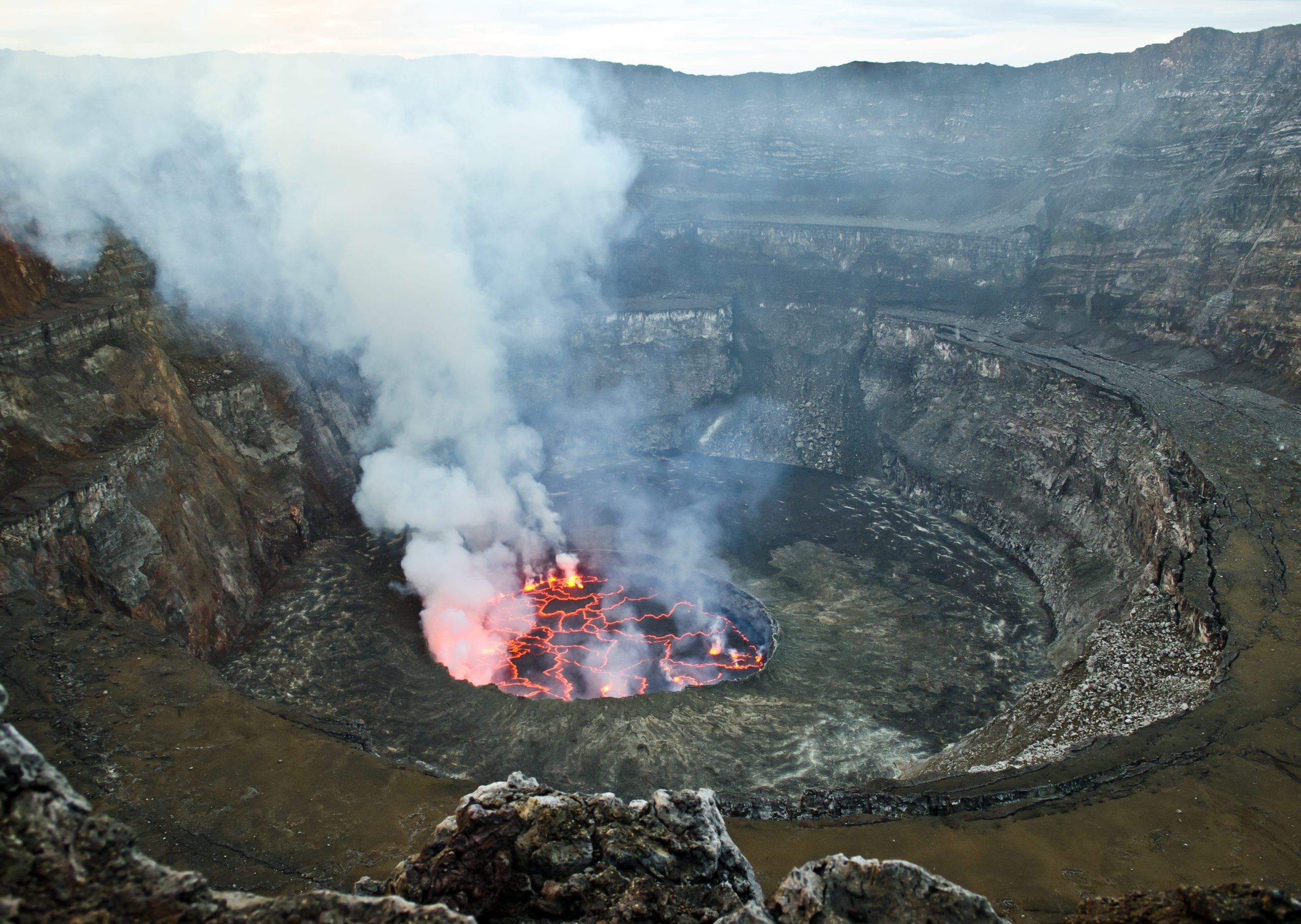 Nyiragongo Volcano, Gorilla tracking, Congo adventures, Natural wonders, 2560x1820 HD Desktop