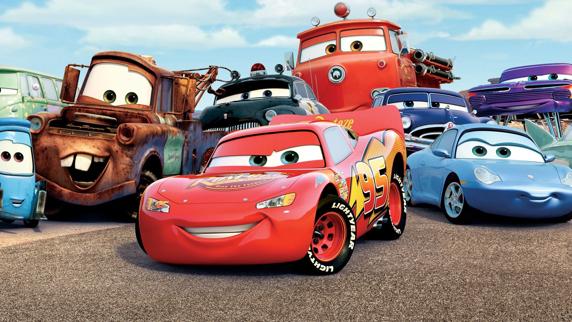 Cars HD wallpapers, Background images, Animated film, Disney Pixar, 1920x1080 Full HD Desktop