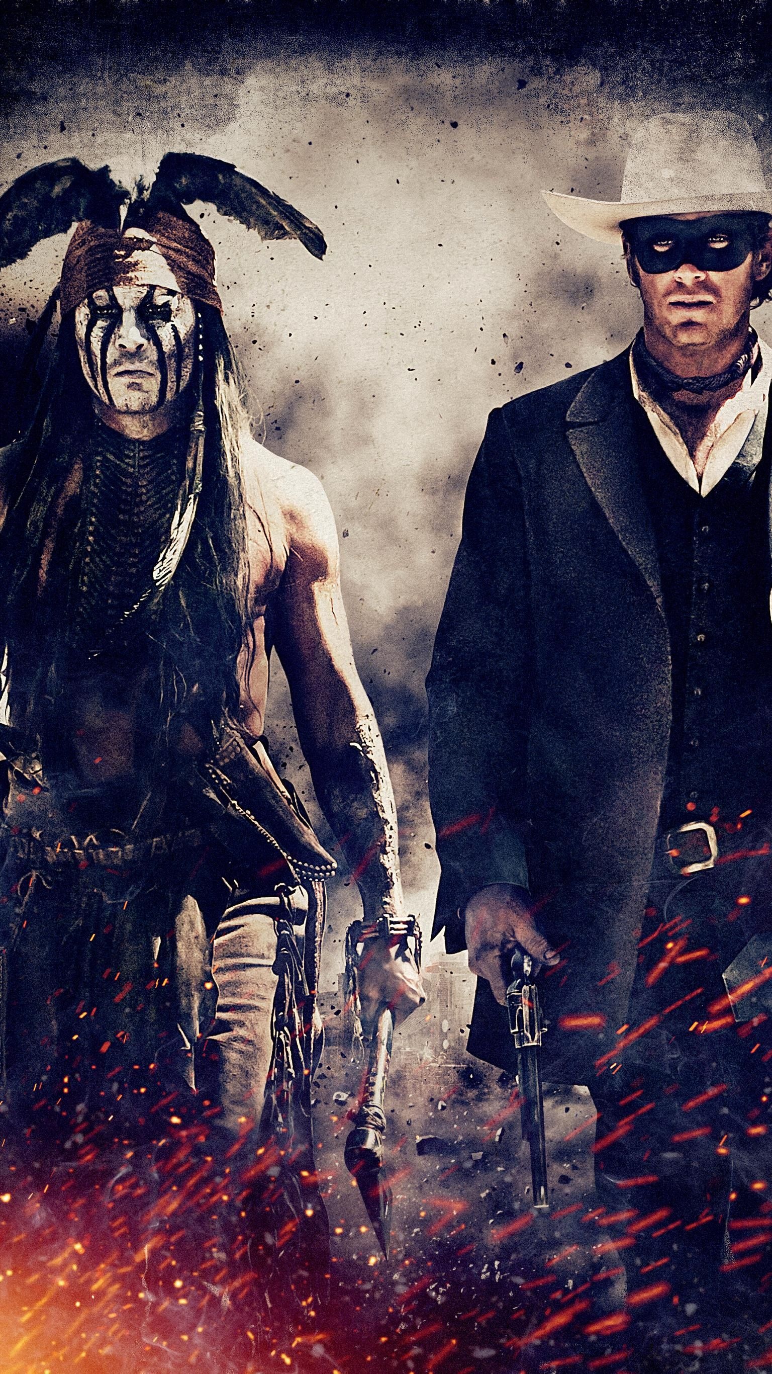 The Lone Ranger 2013, Phone wallpaper, 1540x2740 HD Phone