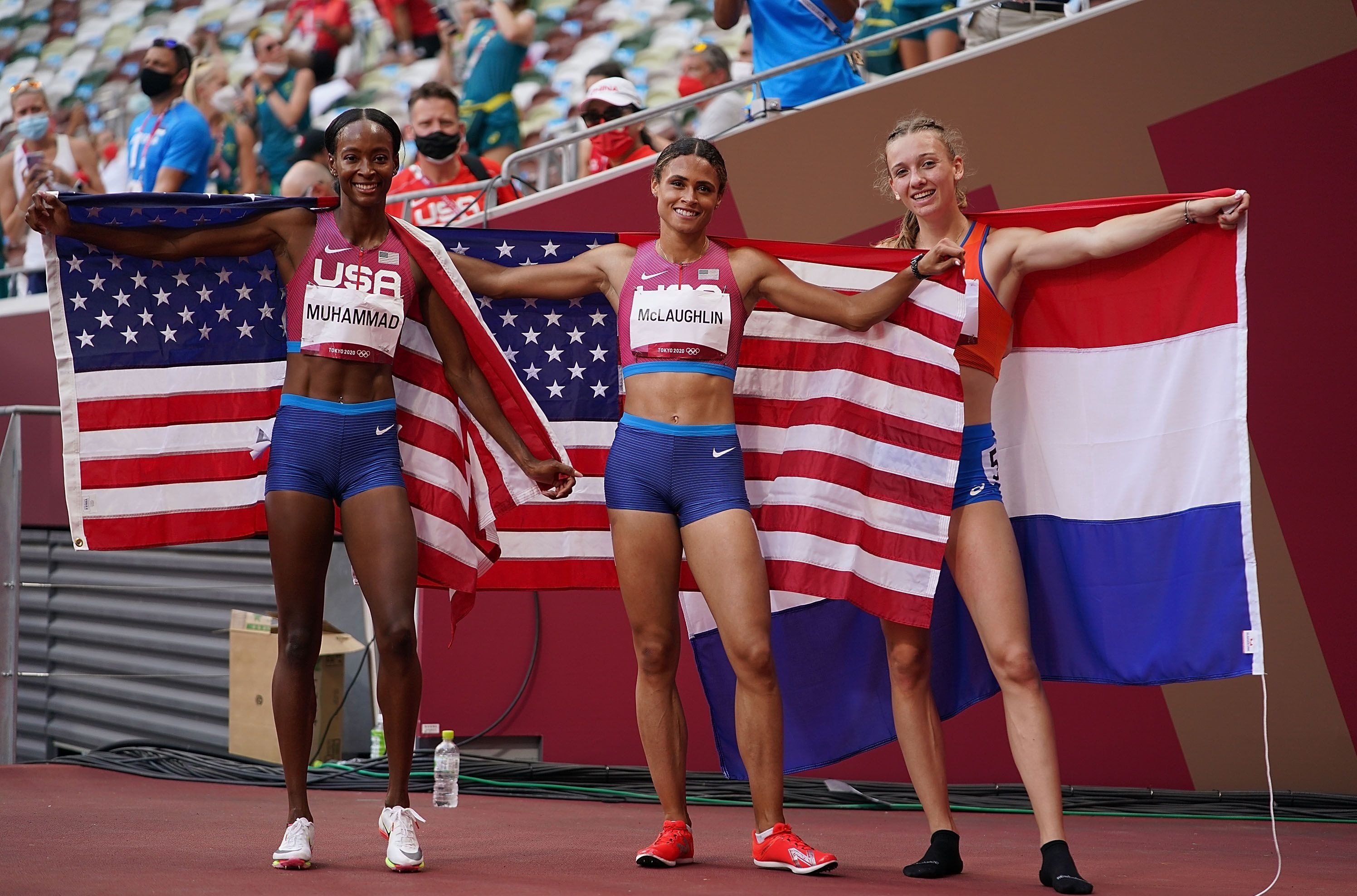 Dalilah Muhammad and Femke Bol, Sydney McLaughlin Wallpaper, 3000x1980 HD Desktop