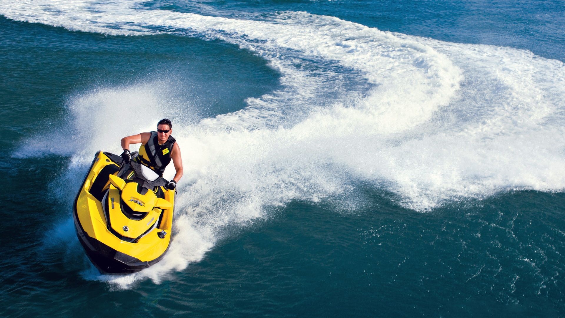 Jet ski adventures, Top free backgrounds, Exciting water sports, Thrilling rides, 1920x1080 Full HD Desktop