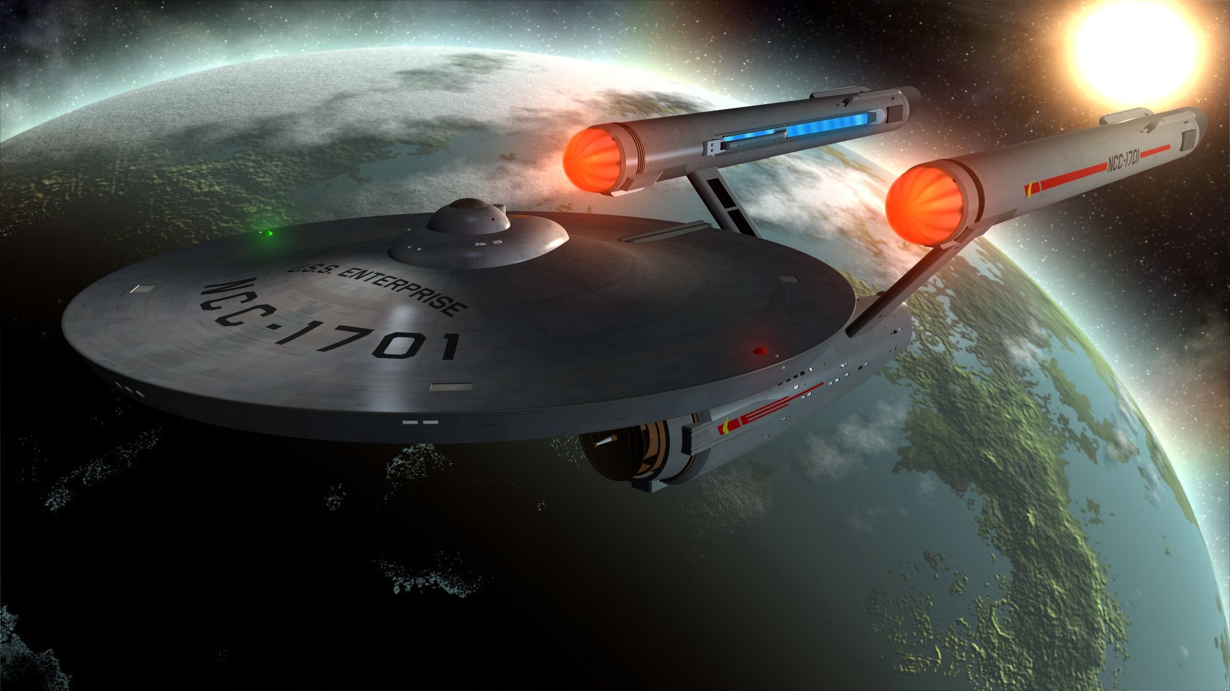 Enterprise star trek, HD wallpapers, Iconic starship, Legendary space exploration, 2500x1410 HD Desktop