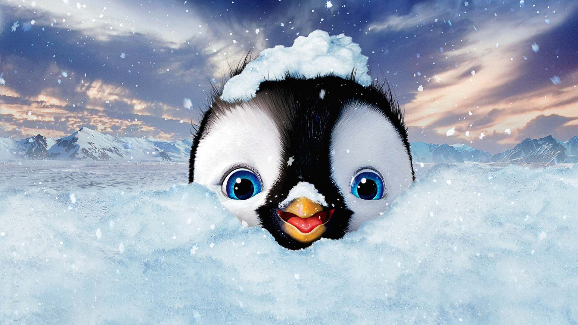 Happy Feet Two movie, Fanart creation, Musical animation, 1920x1080 Full HD Desktop