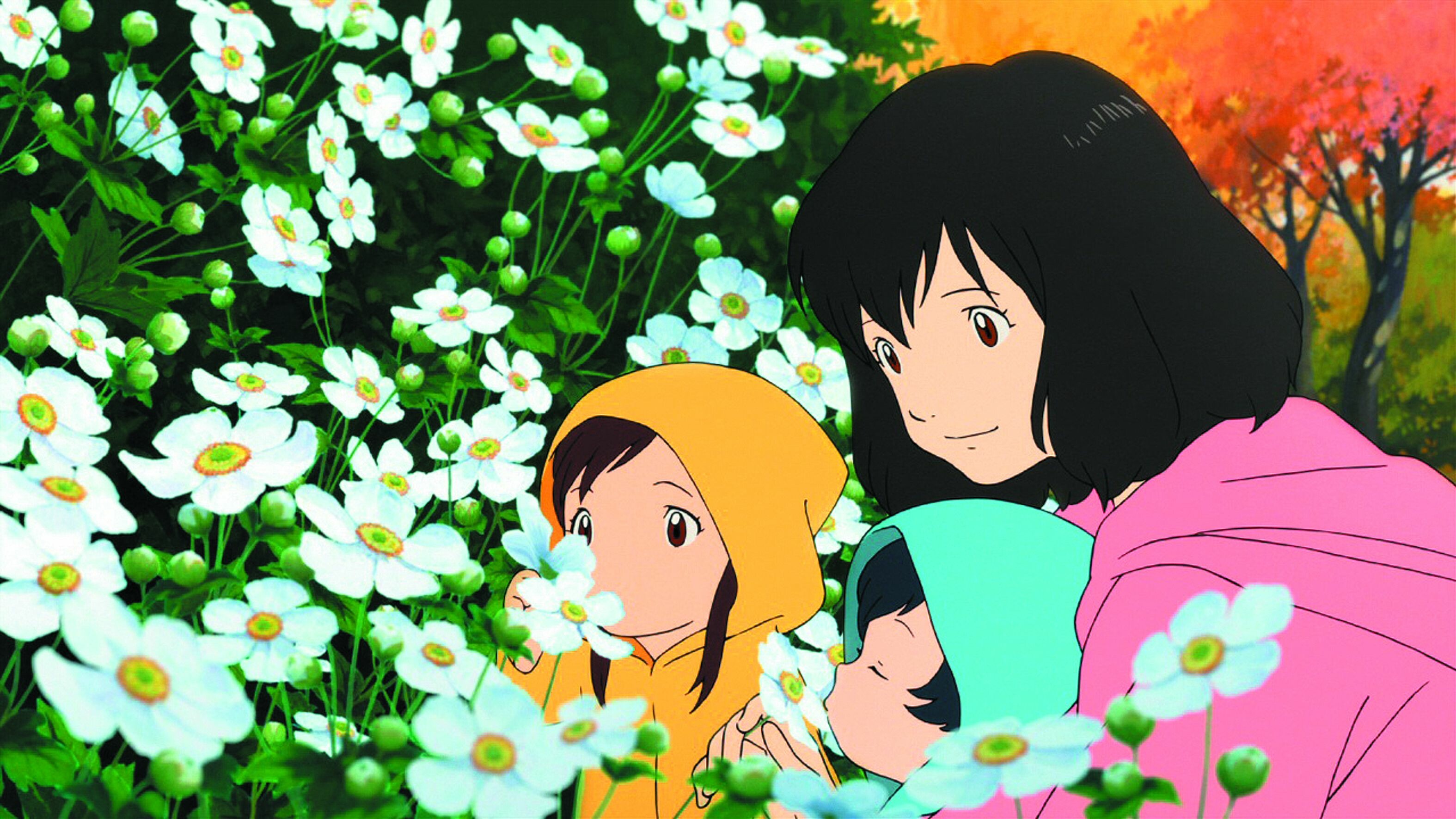 Wolf Children, Fantasy adventure, Heart-melting moments, Stunning 4K wallpapers, 3150x1780 HD Desktop