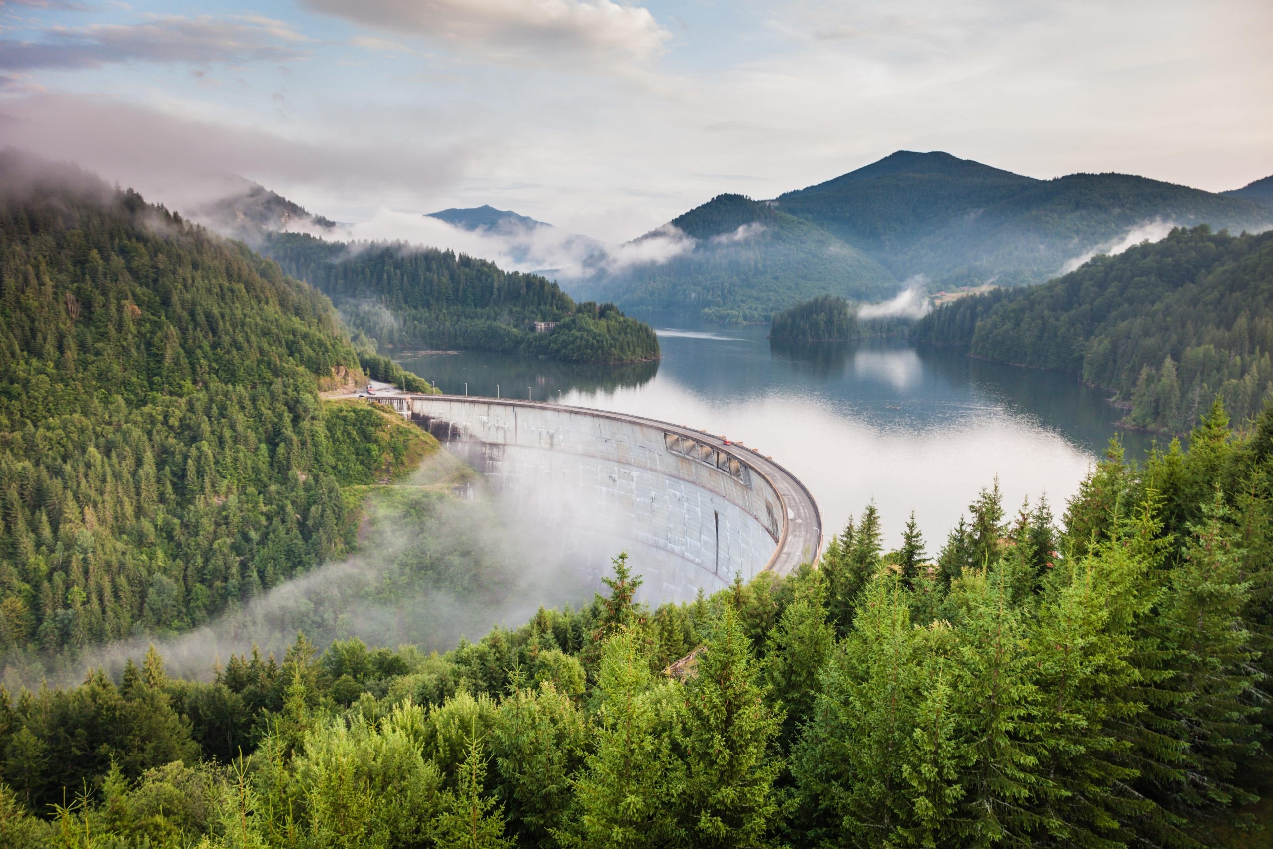 Vidraru Dam, Romania Wallpaper, 2560x1710 HD Desktop