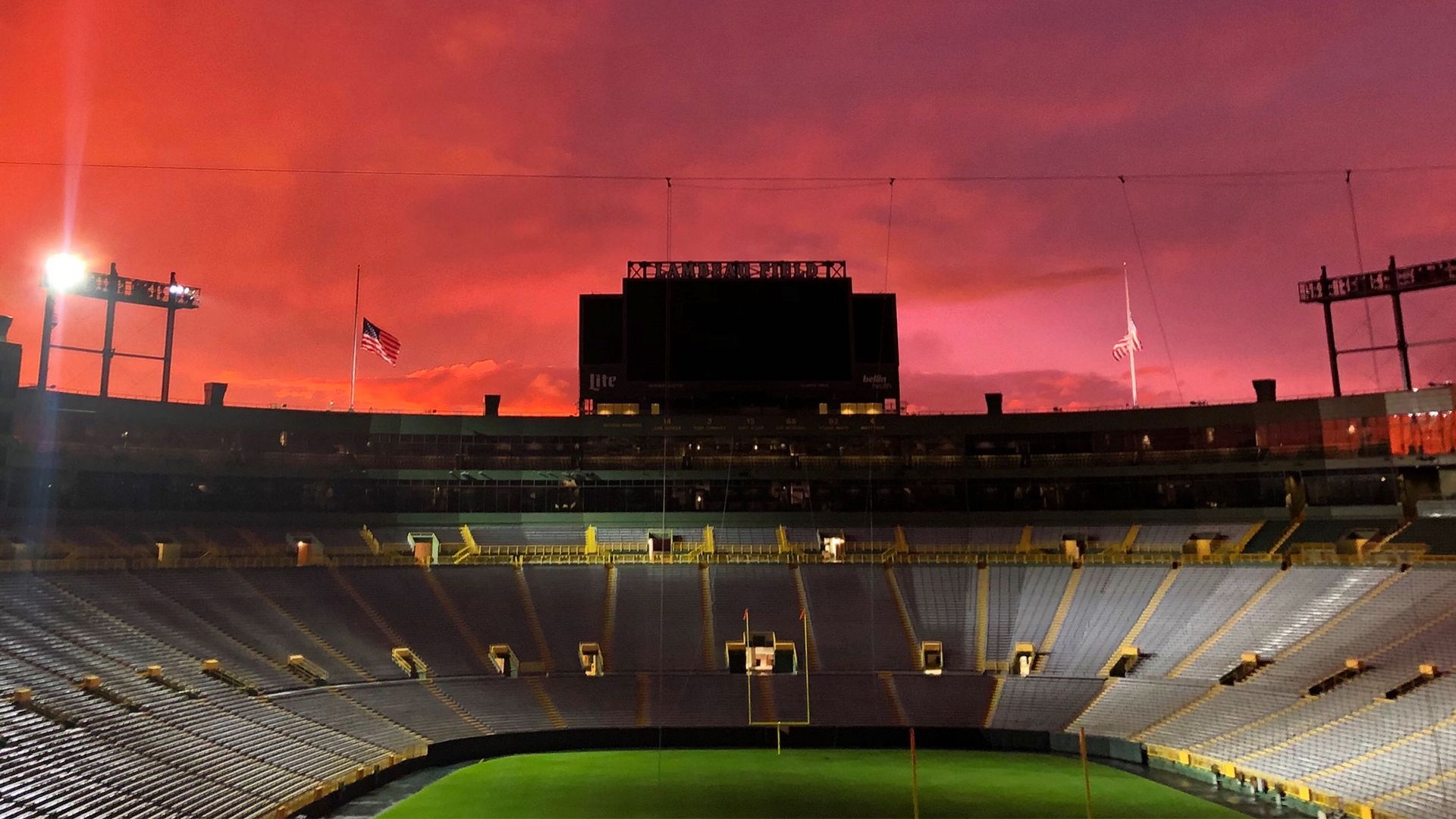 Green Bay, Wisconsin, Travels, lambeau field, 1920x1080 Full HD Desktop