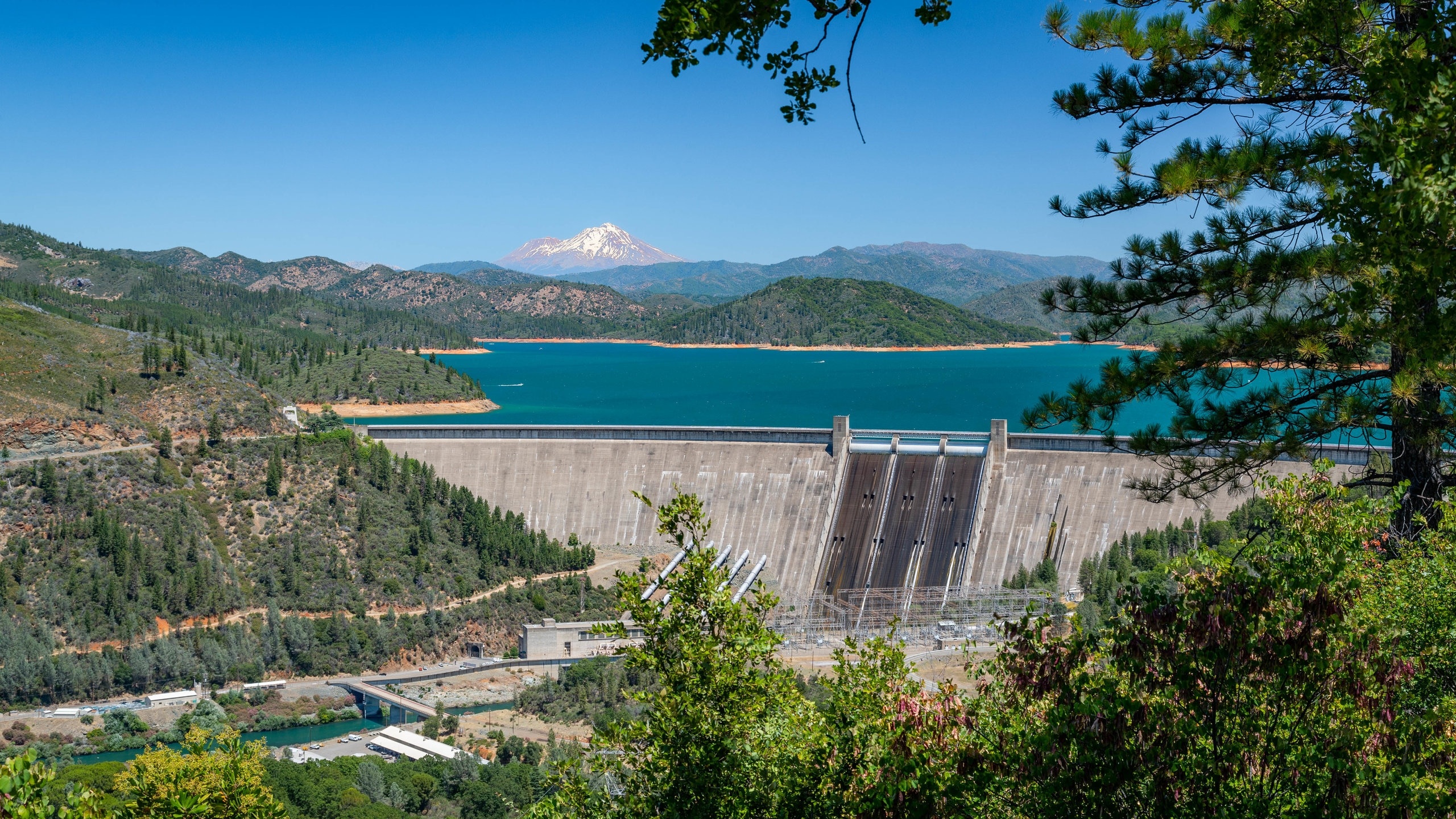 Shasta Lake, Vacation rentals, Beautiful sunset, Travels, 2560x1440 HD Desktop