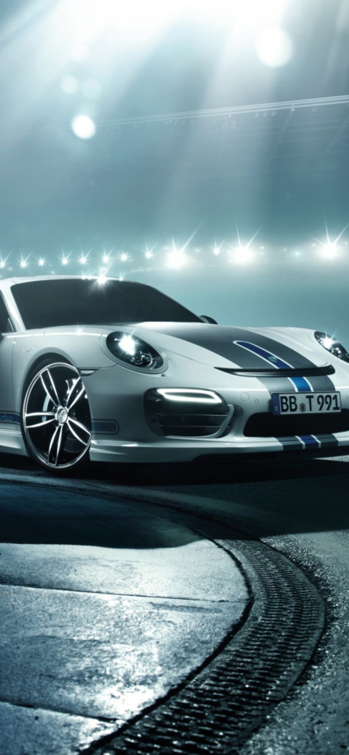 Porsche 911 Turbo wallpaper, High-performance thrill, Precision engineering, Exhilarating speed, 1170x2540 HD Phone