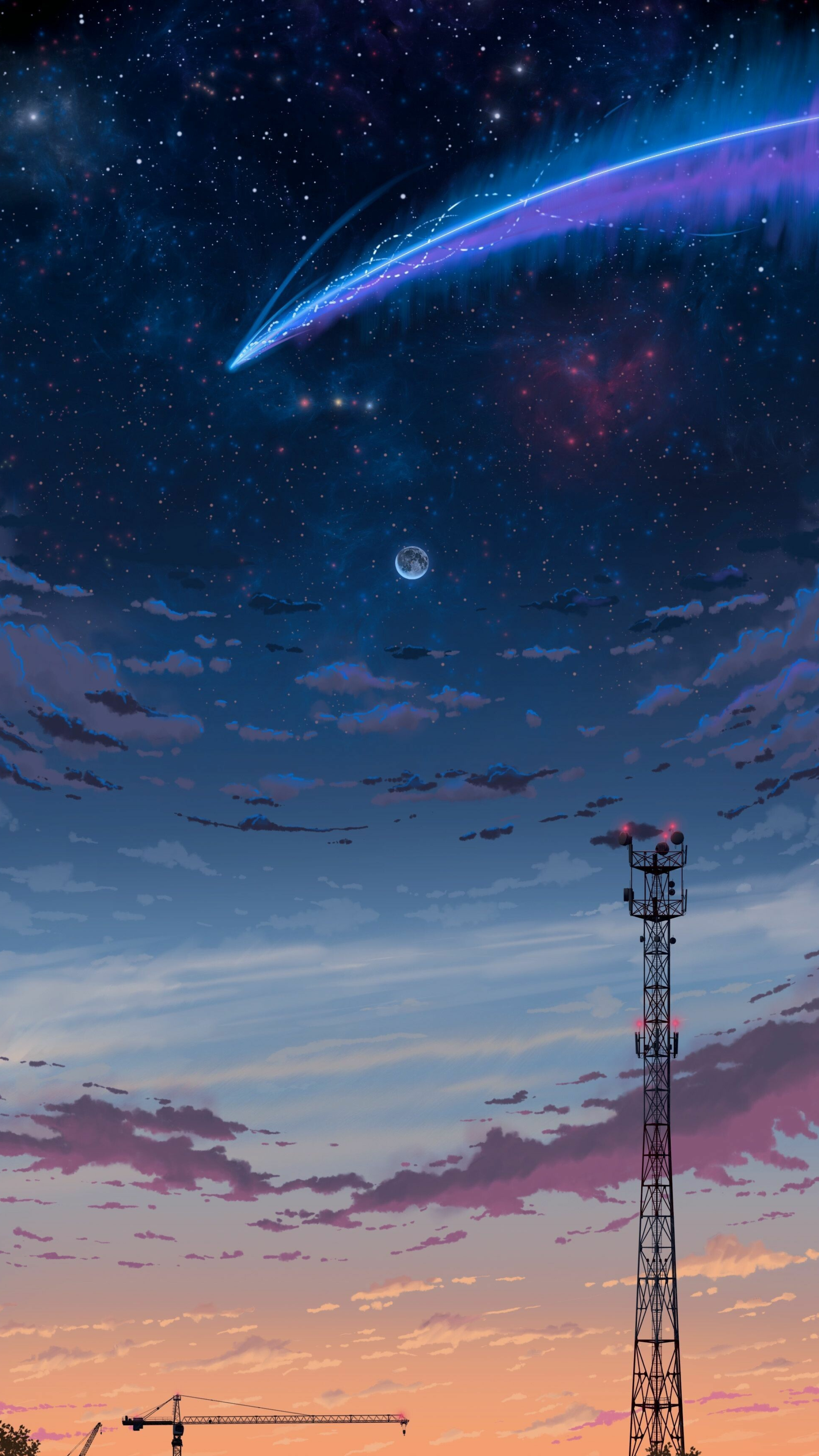 Your Name, Anime movies, Kimi no Na wa, Beautiful animation, 2160x3840 4K Phone