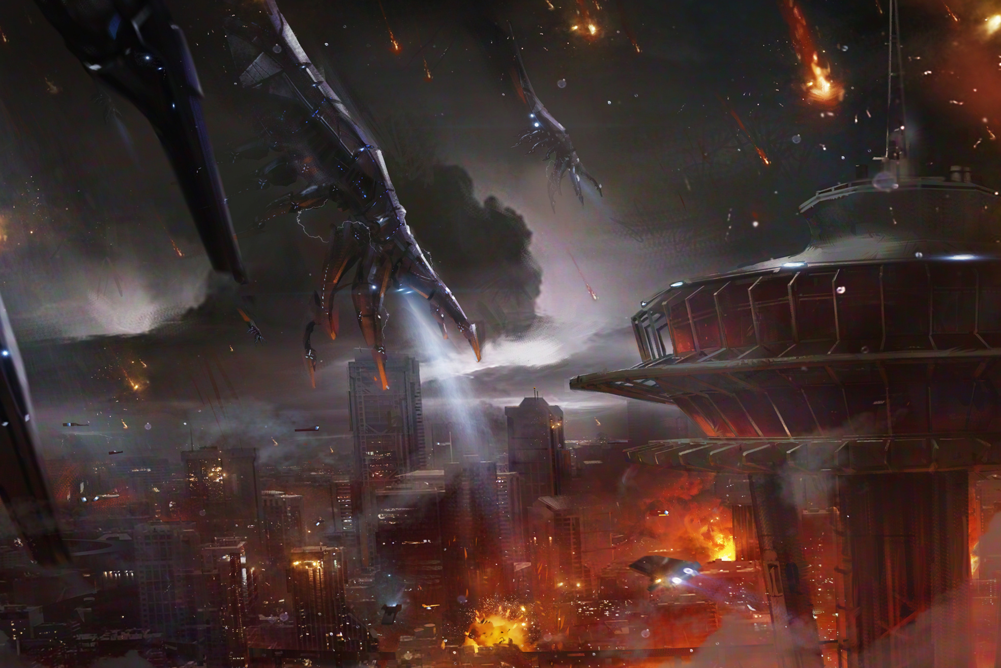 Reaper attack, Mass Effect 3 Wallpaper, 1970x1320 HD Desktop