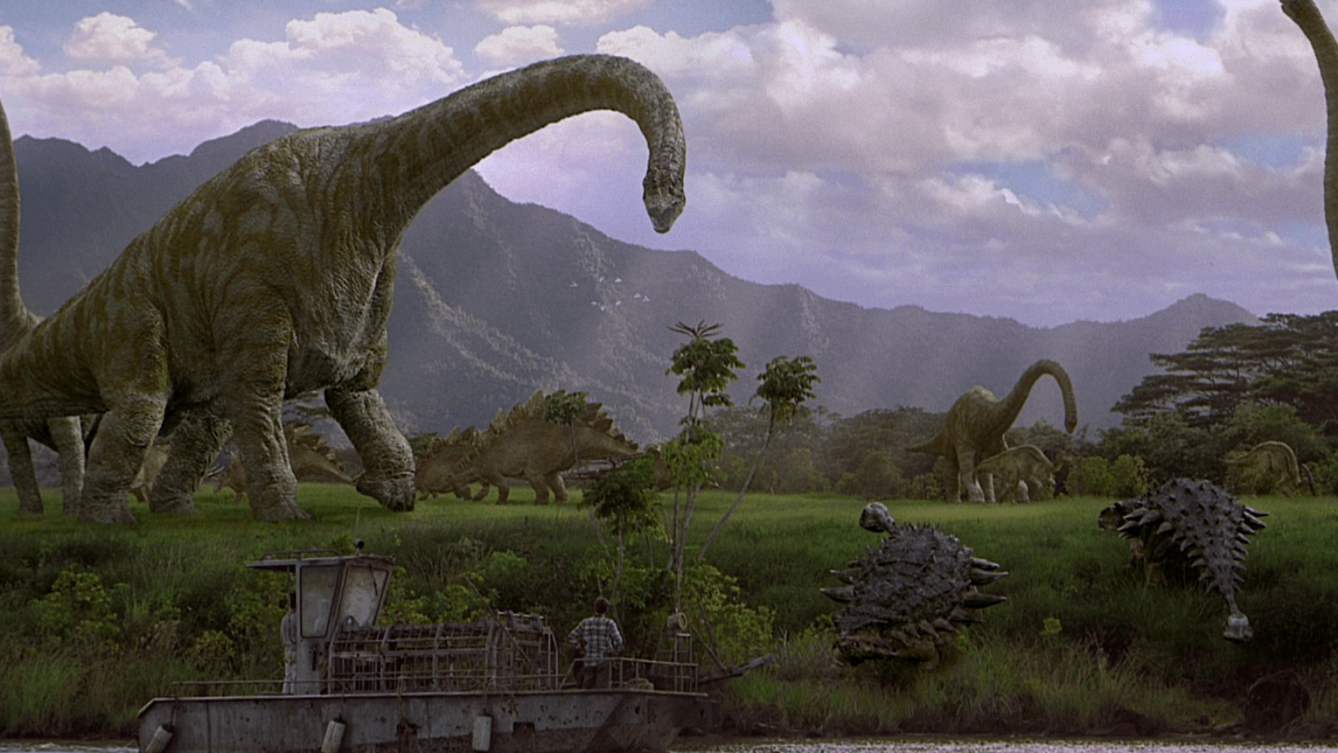 Jurassic Park 3, Brachiosaurus Wallpaper, 1920x1080 Full HD Desktop