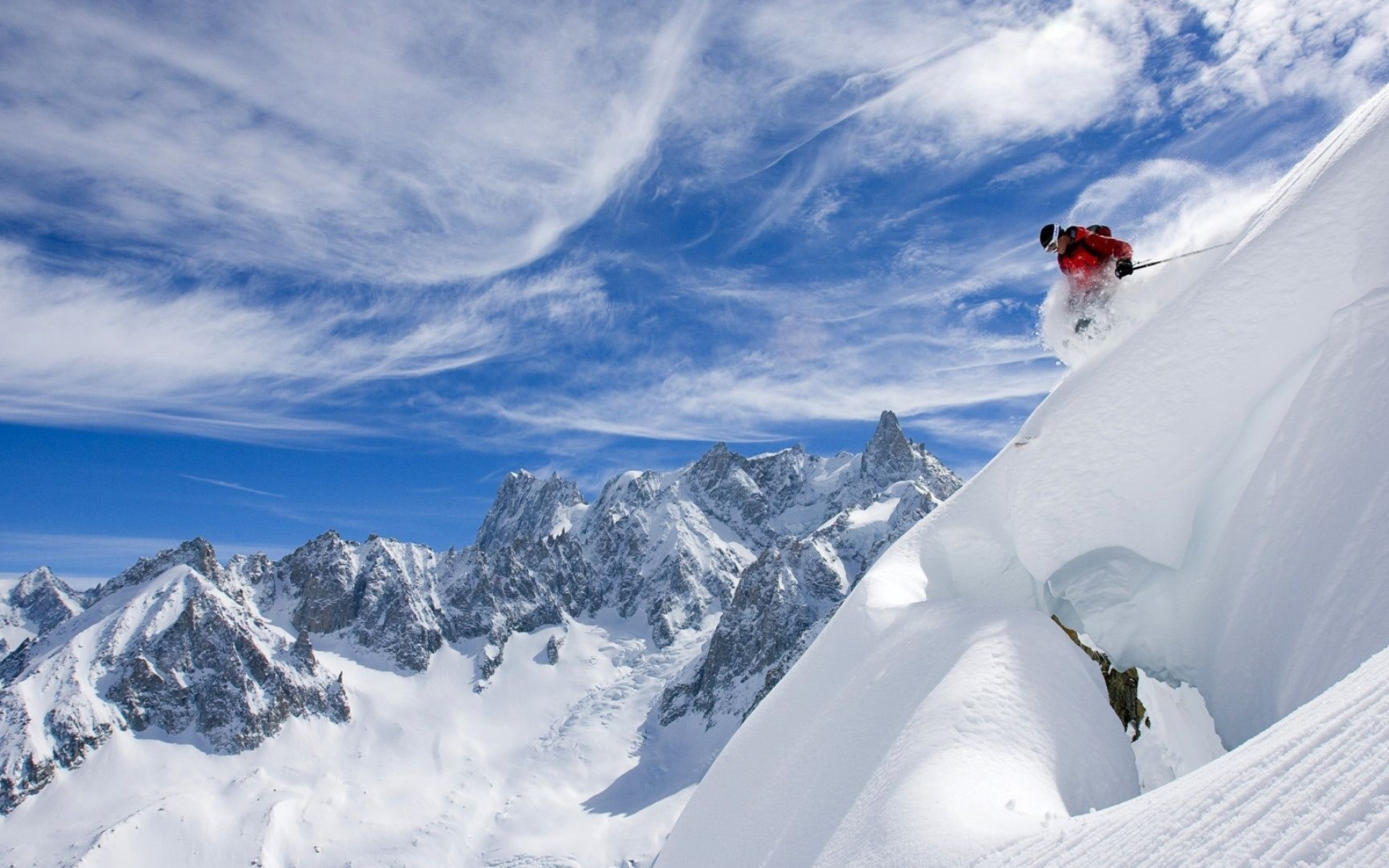 HD skiing, top free, skiing, mountain, 1920x1200 HD Desktop