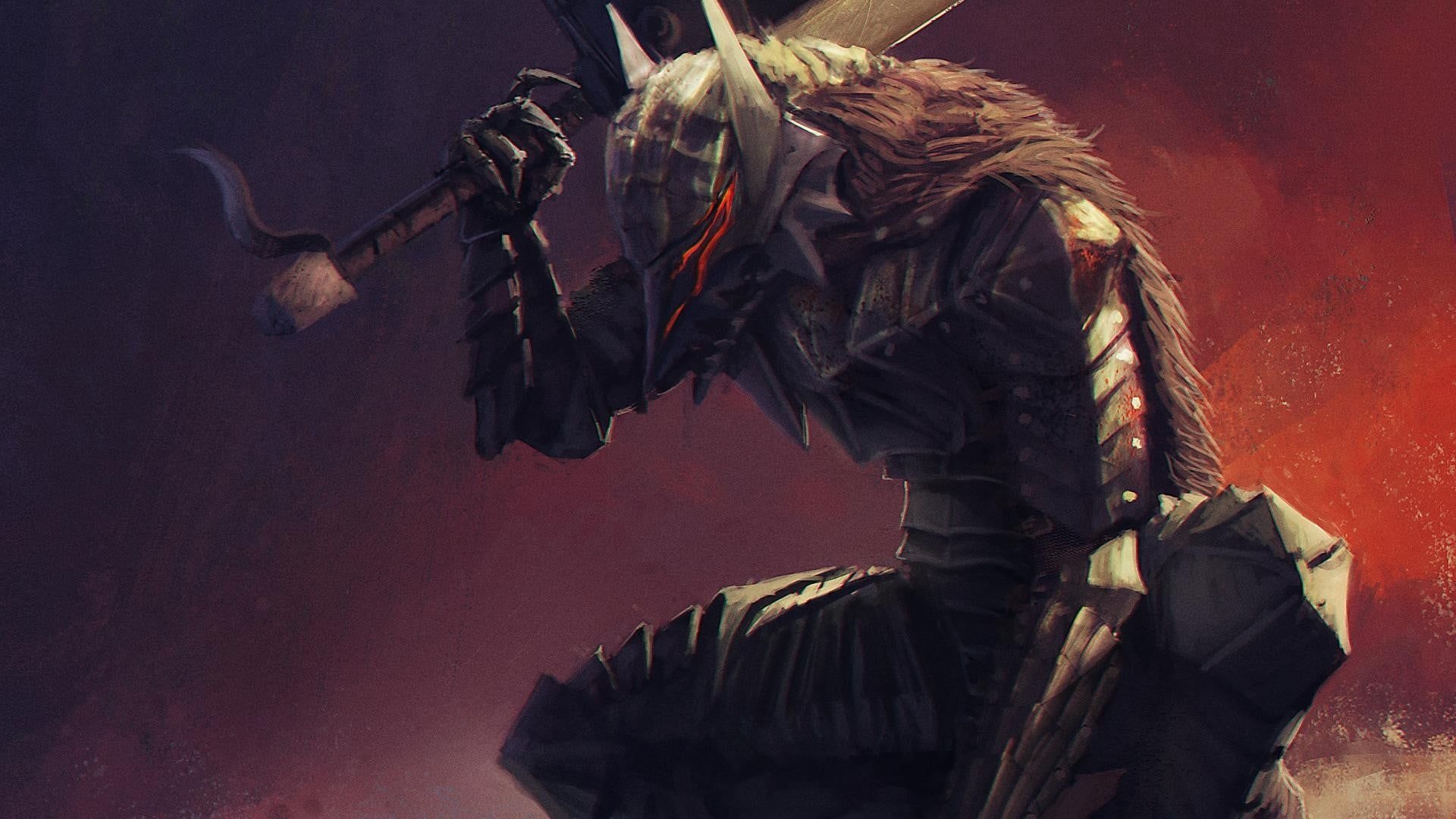 Berserk (Anime), Anubis artwork, Berserk digital wallpaper, Fantasy creature, 1920x1080 Full HD Desktop