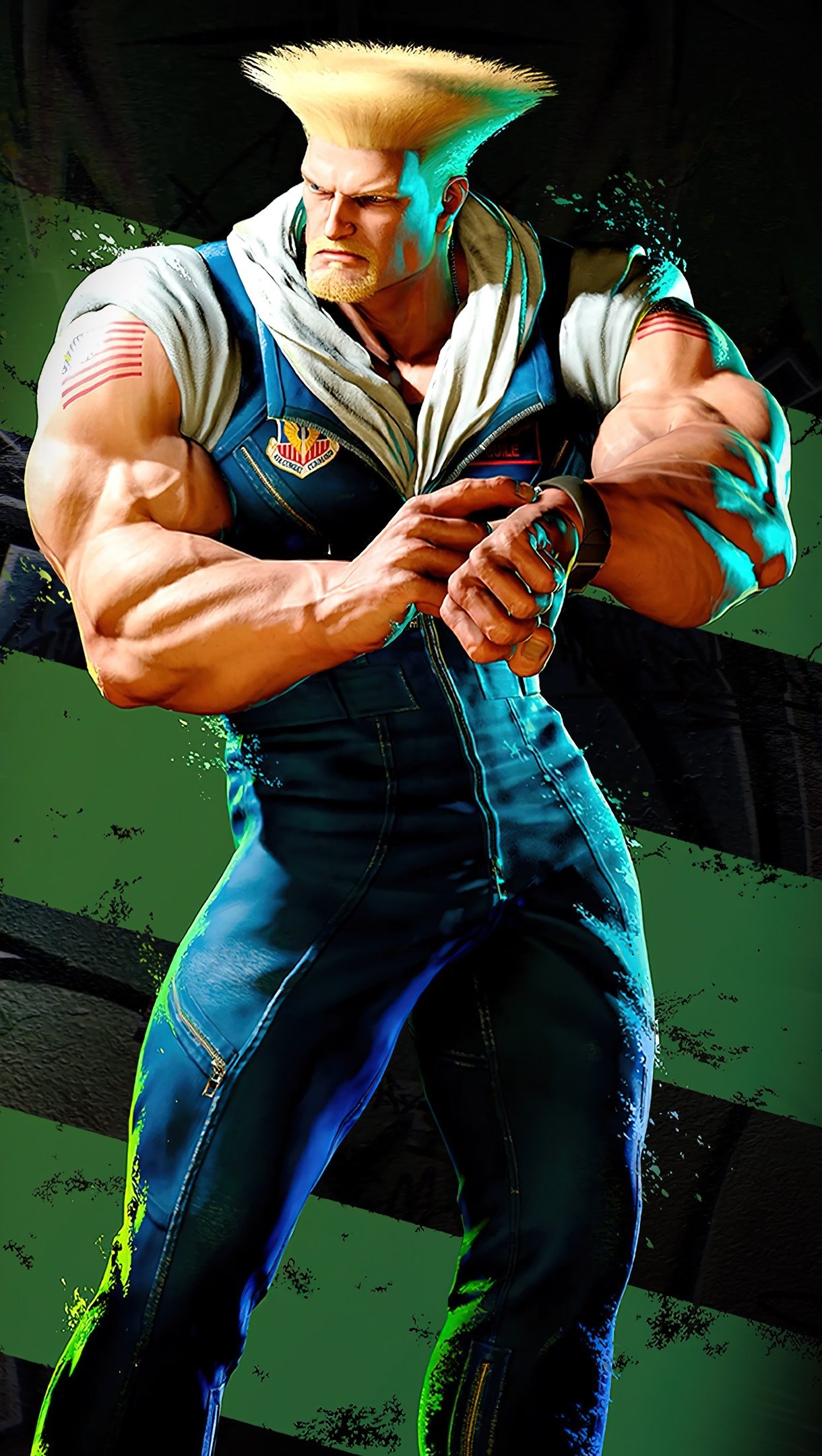 Street Fighter 6, Guile Wallpaper, 1220x2160 HD Phone