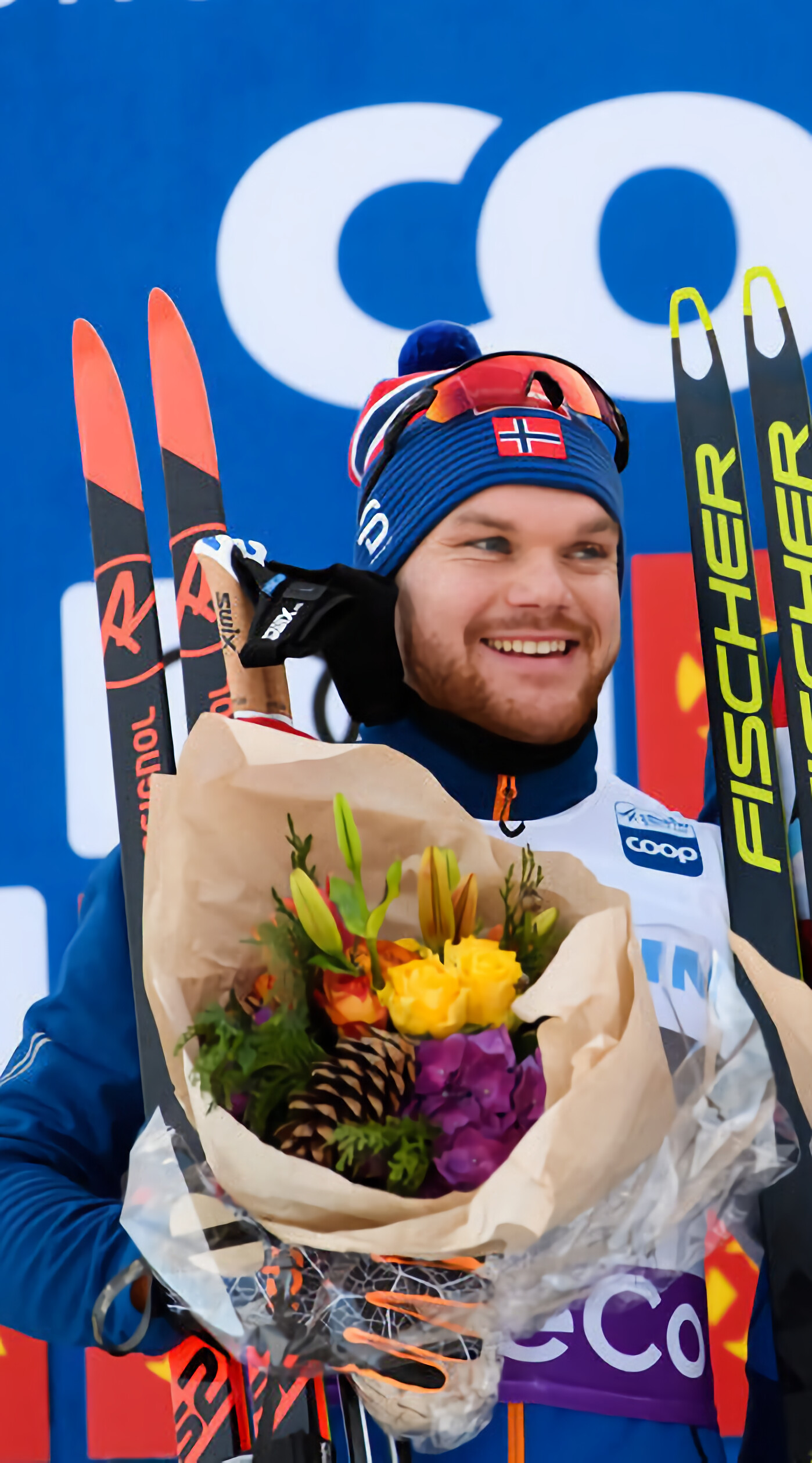 Haavard Solaas Taugboel, Ski jumping talent, Soaring through the air, Gravity-defying leaps, 1400x2520 HD Phone