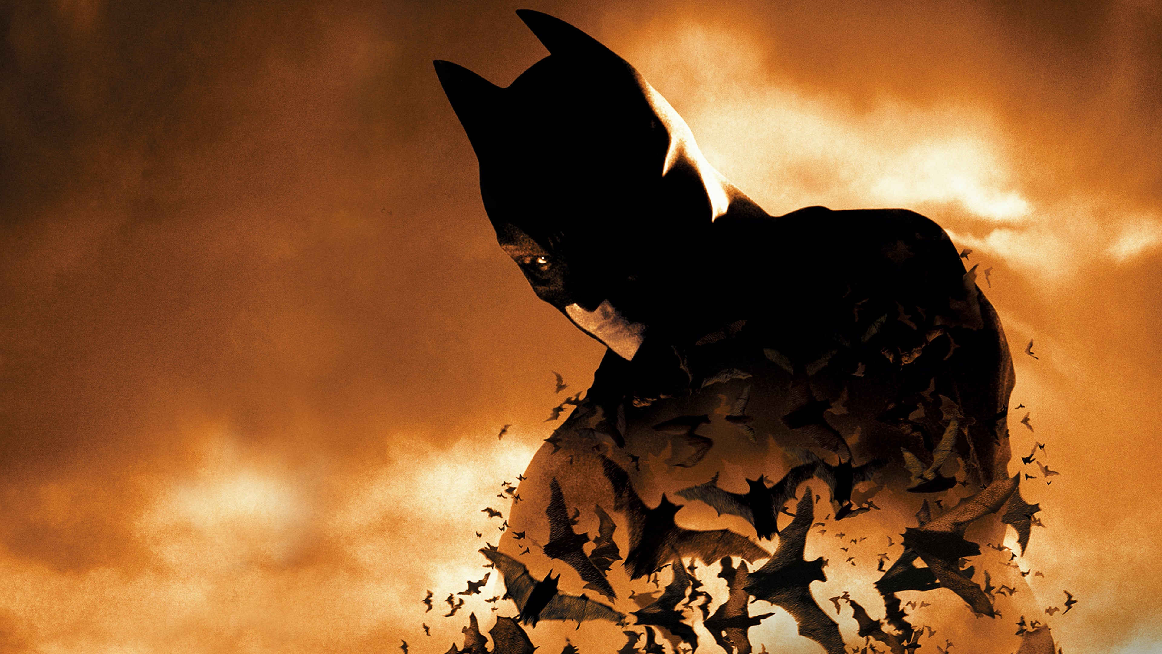 Batman Begins, Christian Bale (Batman) Wallpaper, 3840x2160 4K Desktop