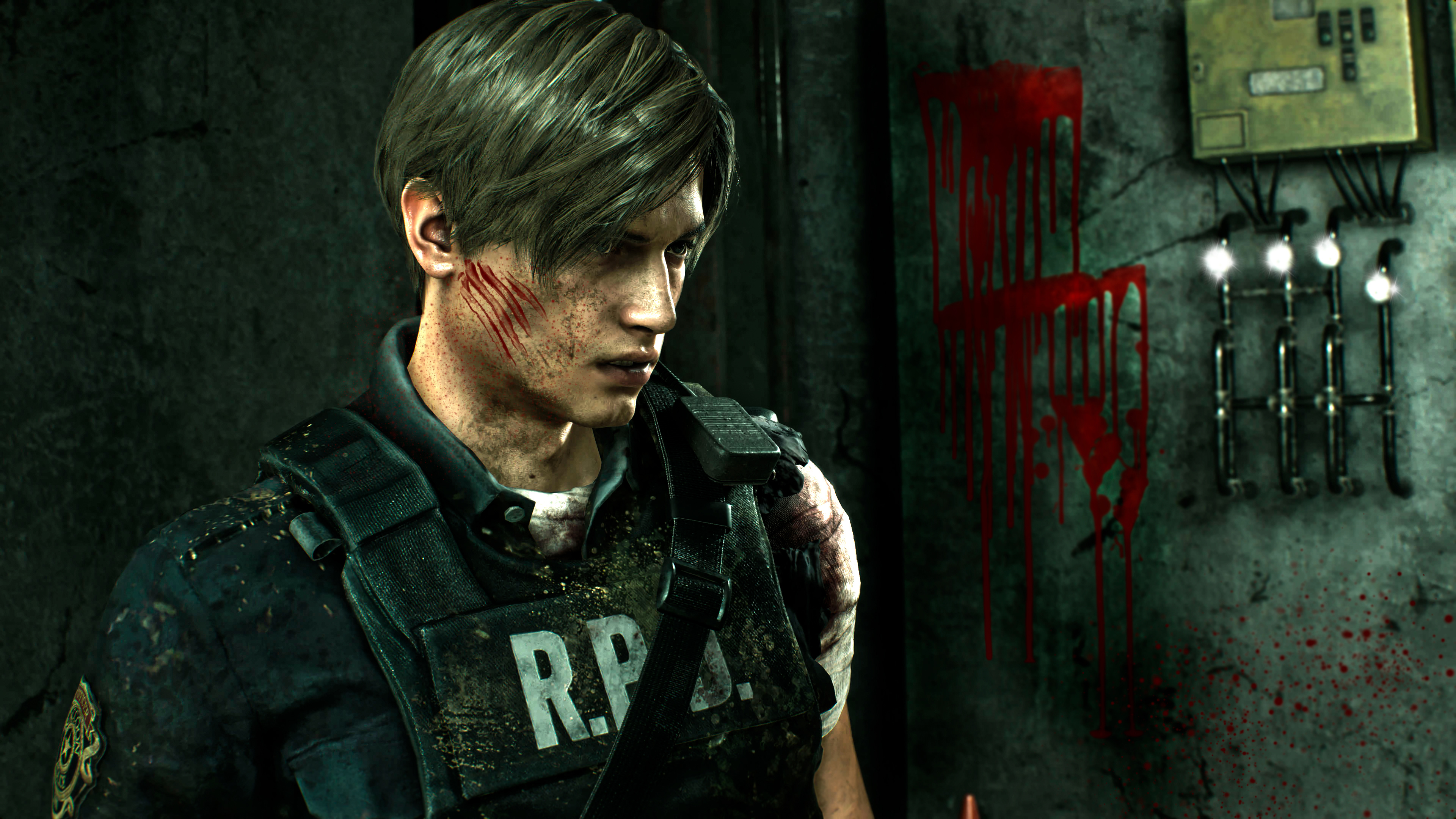 Leon S. Kennedy, Leon S. Kennedy wallpapers, Leon S. Kennedy, 3840x2160 4K Desktop