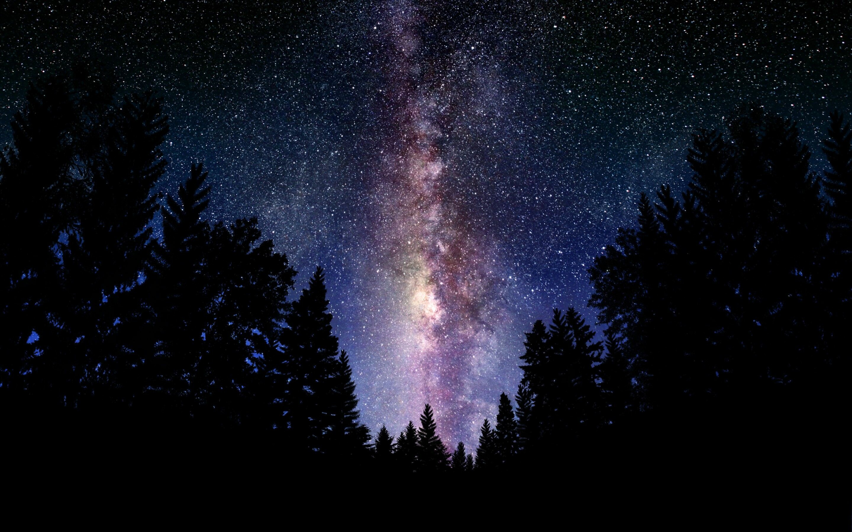 Milky Way, Galaxies Wallpaper, 2880x1800 HD Desktop