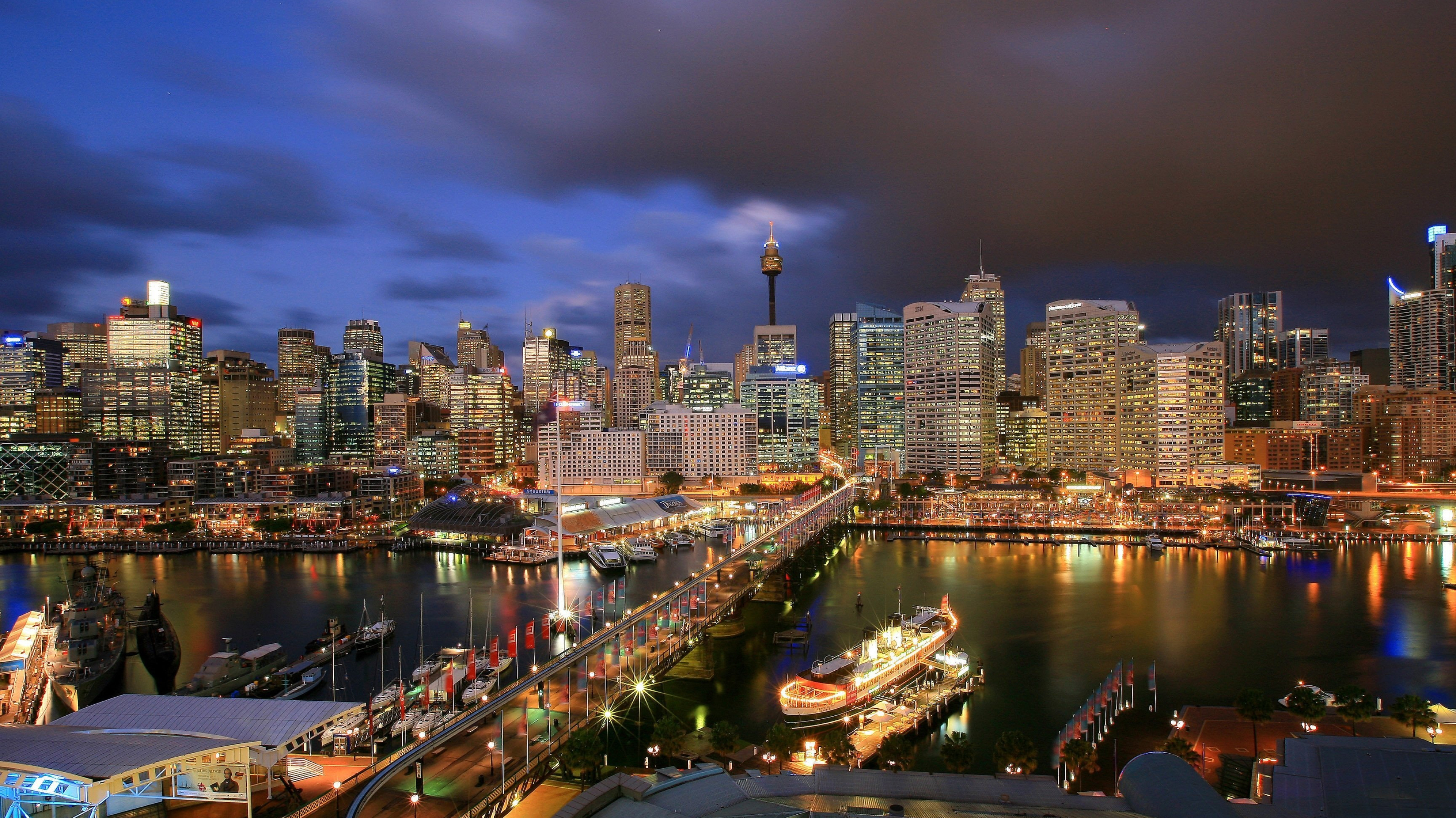 Sydney cityscape, Worldly charm, Fascinating destination, Vibrant energy, 3840x2160 4K Desktop